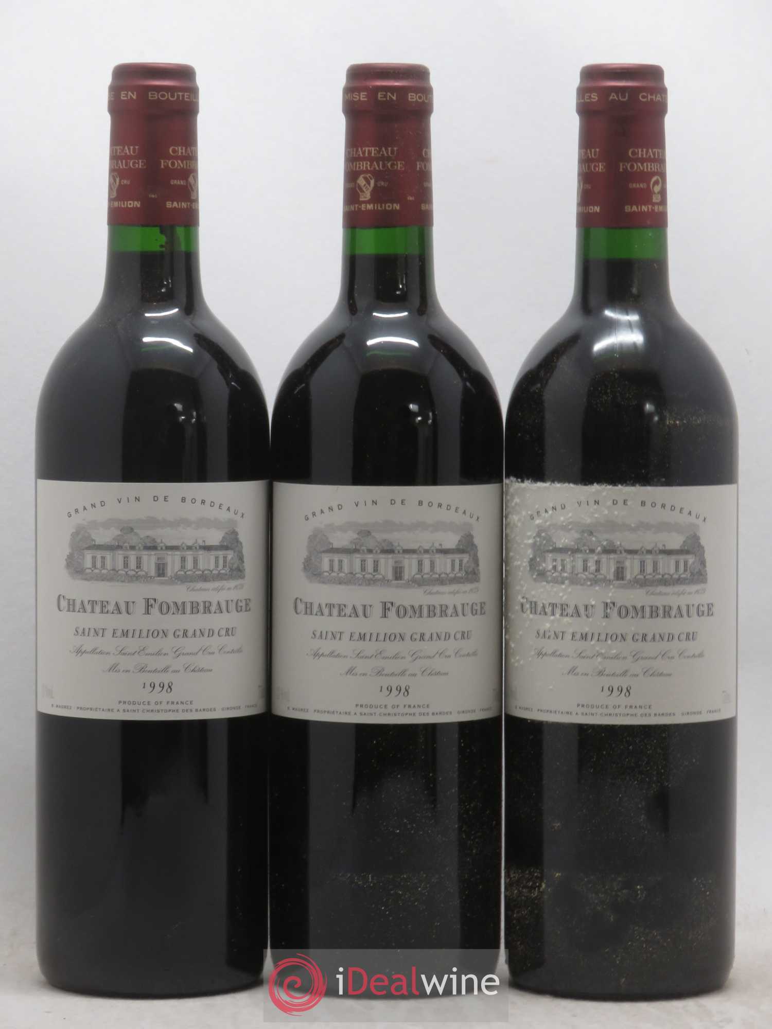 Château Fombrauge Grand Cru Classé 1998 - Lot de 12 bouteilles - 4