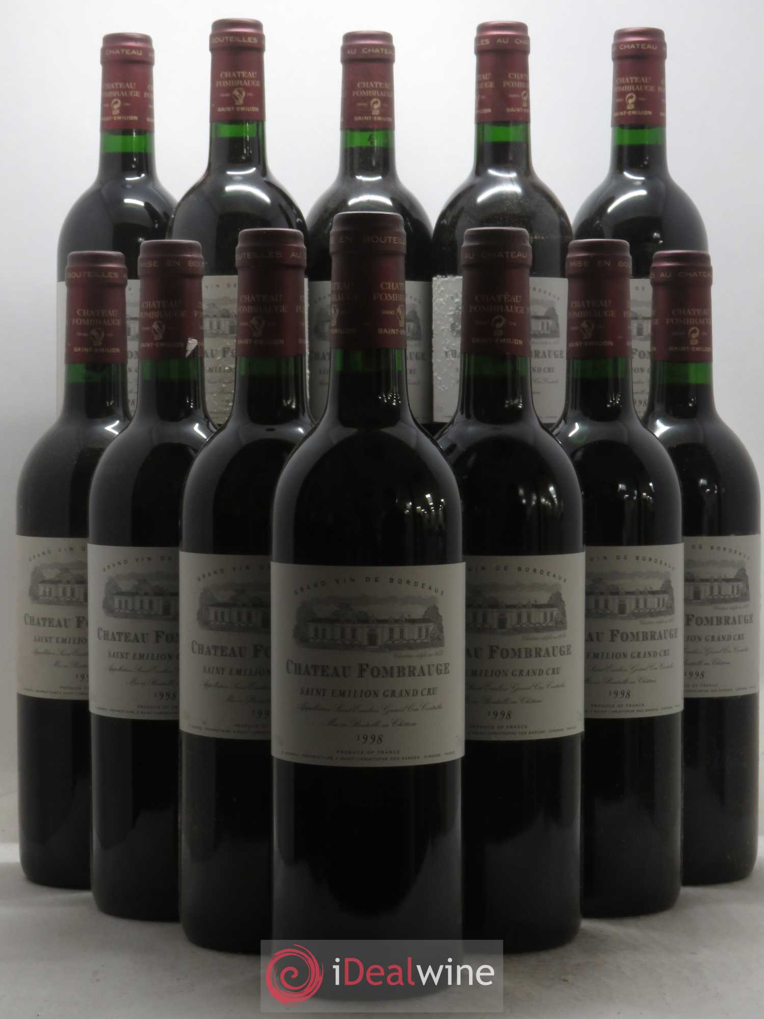 Château Fombrauge Grand Cru Classé 1998 - Lot de 12 bouteilles - 0