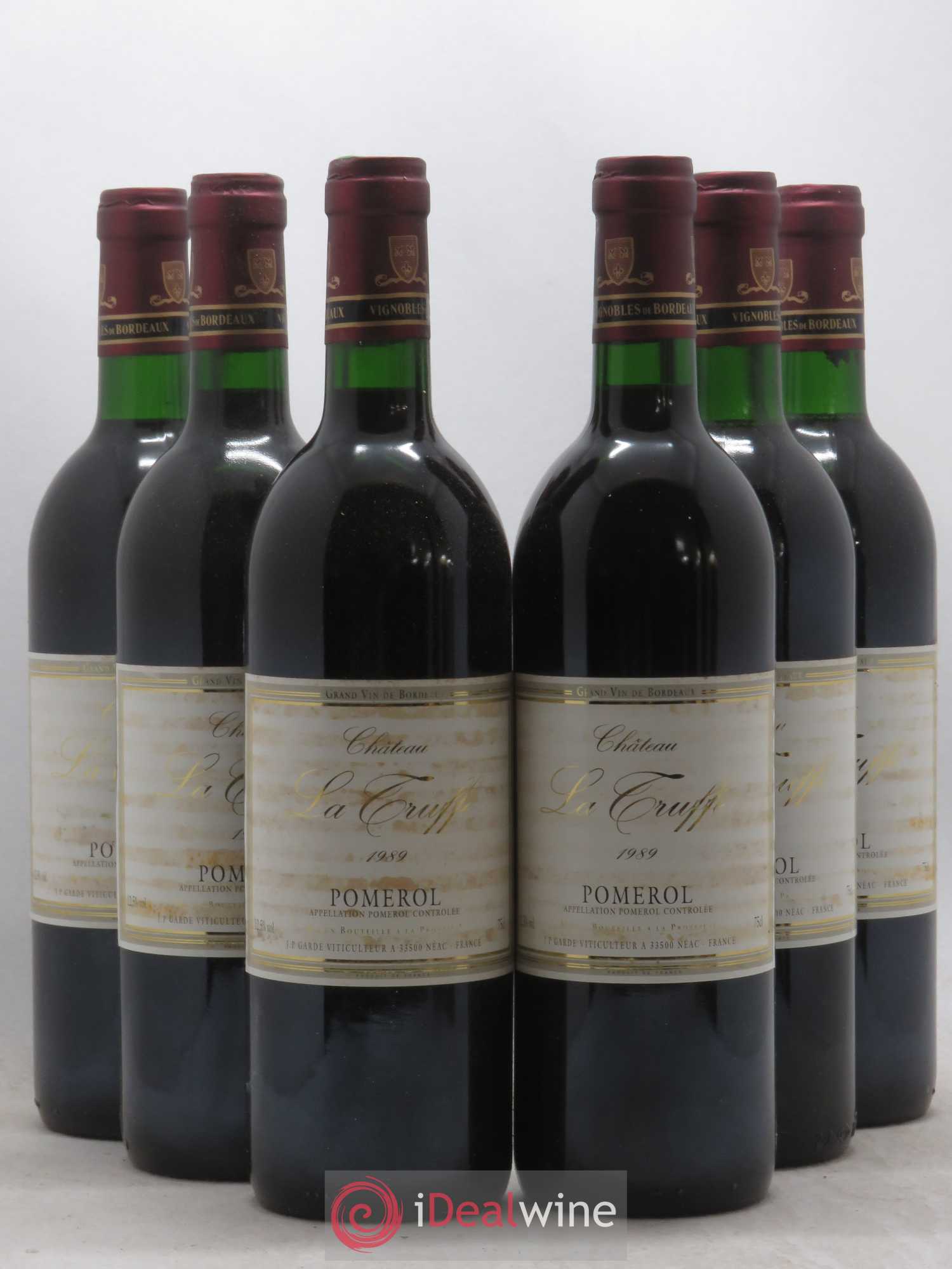 Pomerol Château La Truffe 1989 - Posten von 6 Flaschen - 0