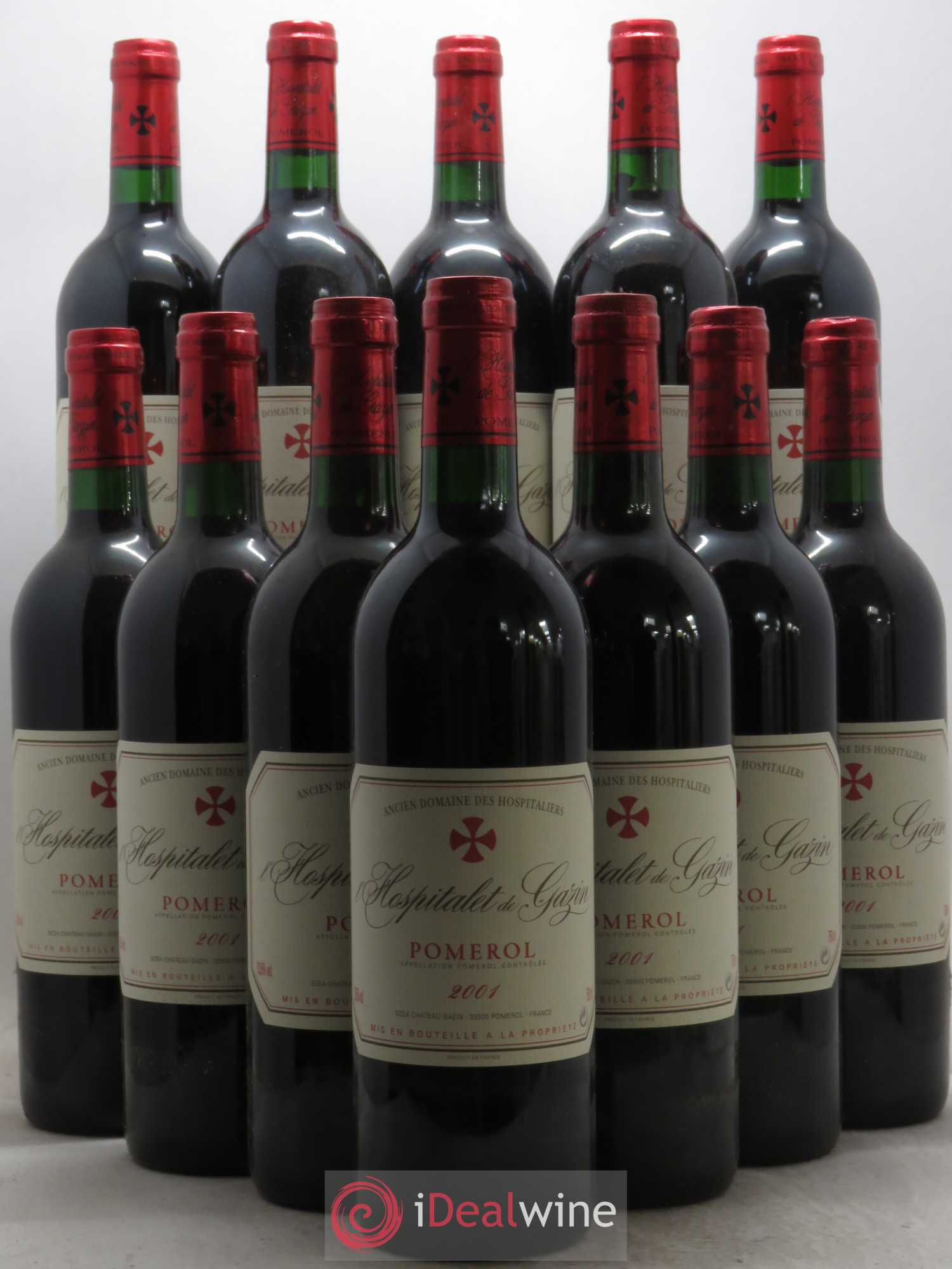 L'Hospitalet de Gazin Second Vin 2001 - Lot de 12 bouteilles - 0