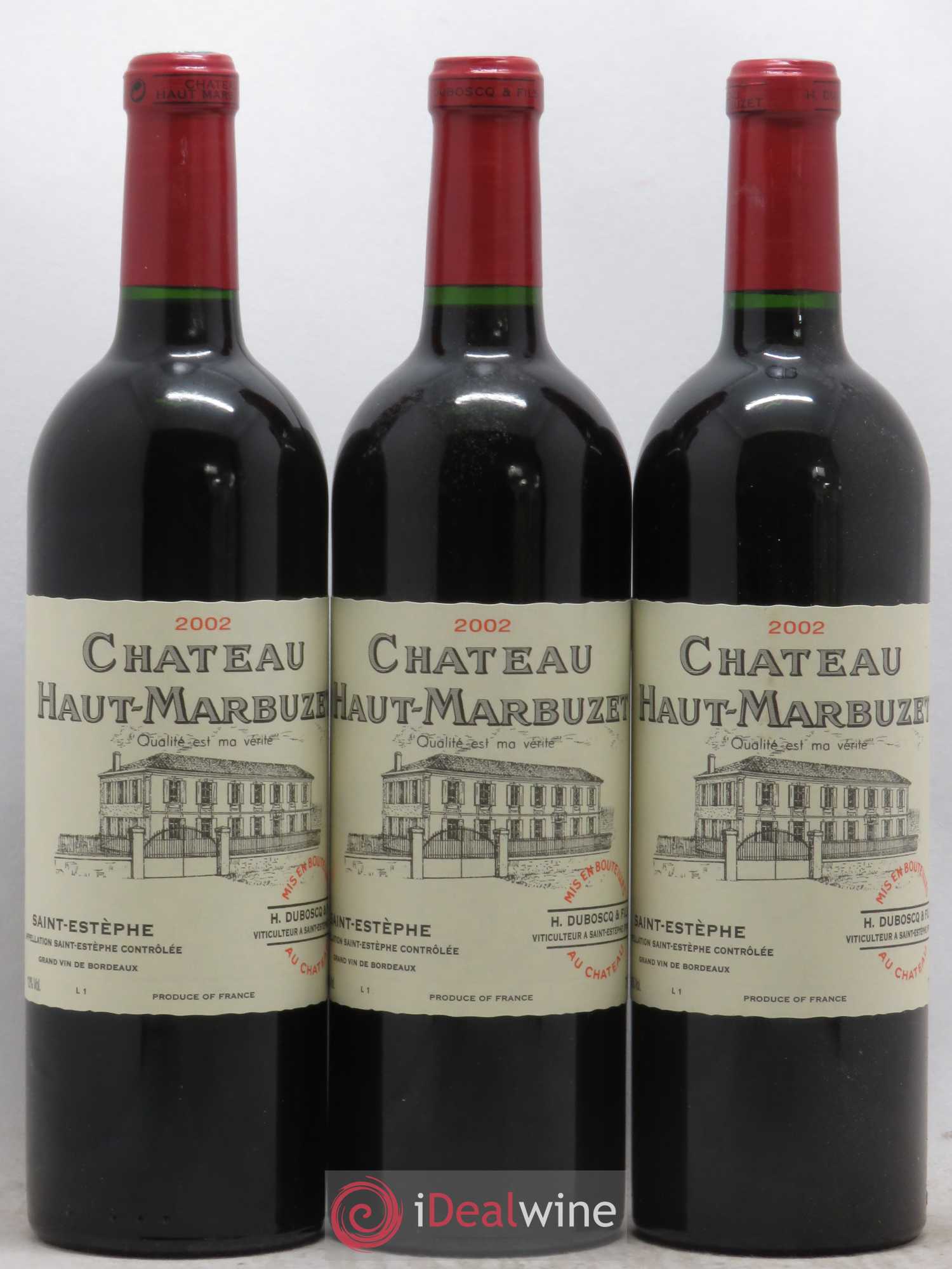 Château Haut Marbuzet 2002 - Lot de 12 bouteilles - 3