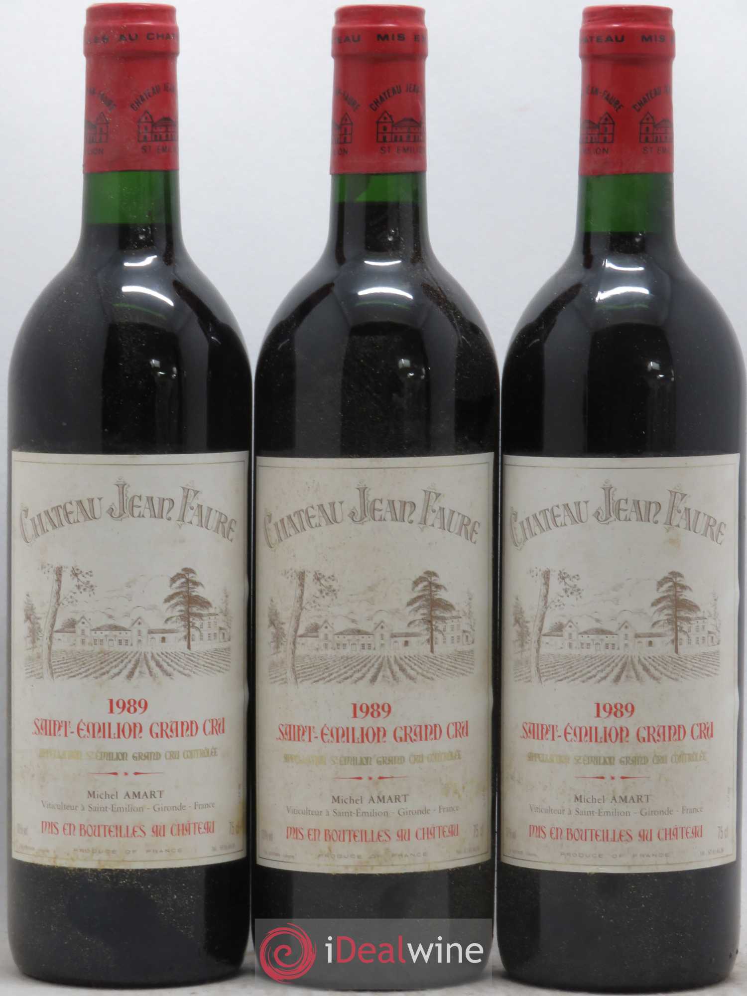 Château Jean Faure Grand Cru Classé 1989 - Lot de 12 bouteilles - 2
