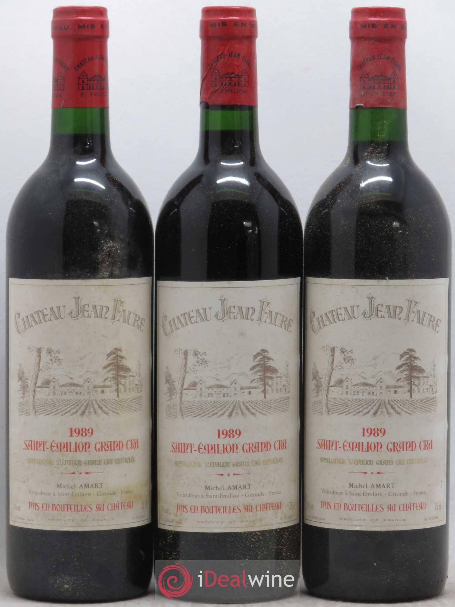 Château Jean Faure Grand Cru Classé 1989 - Lot de 12 bouteilles - 4