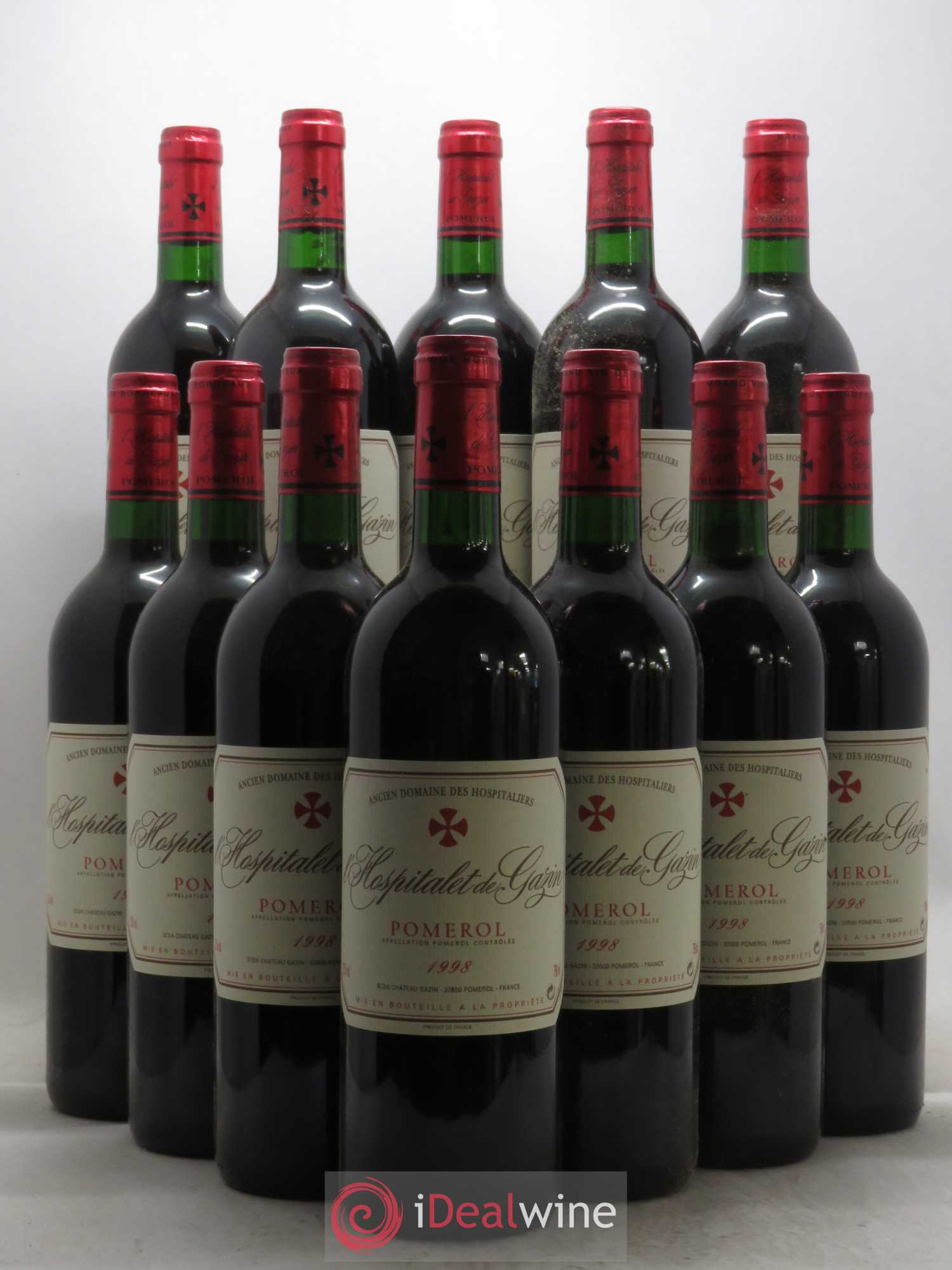 L'Hospitalet de Gazin Second Vin 1998 - Lot de 12 bouteilles - 0