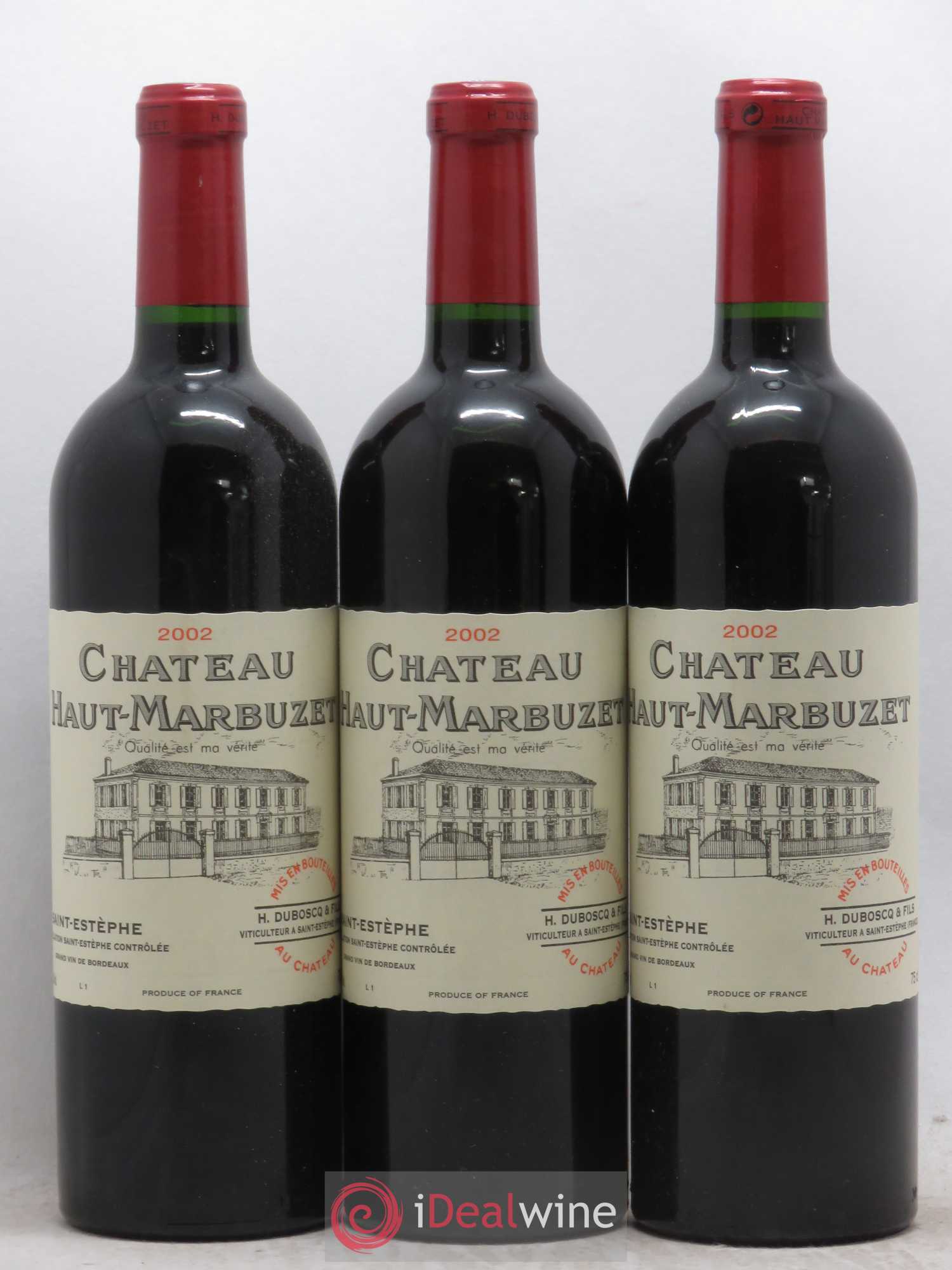 Château Haut Marbuzet 2002 - Lot de 12 bouteilles - 2