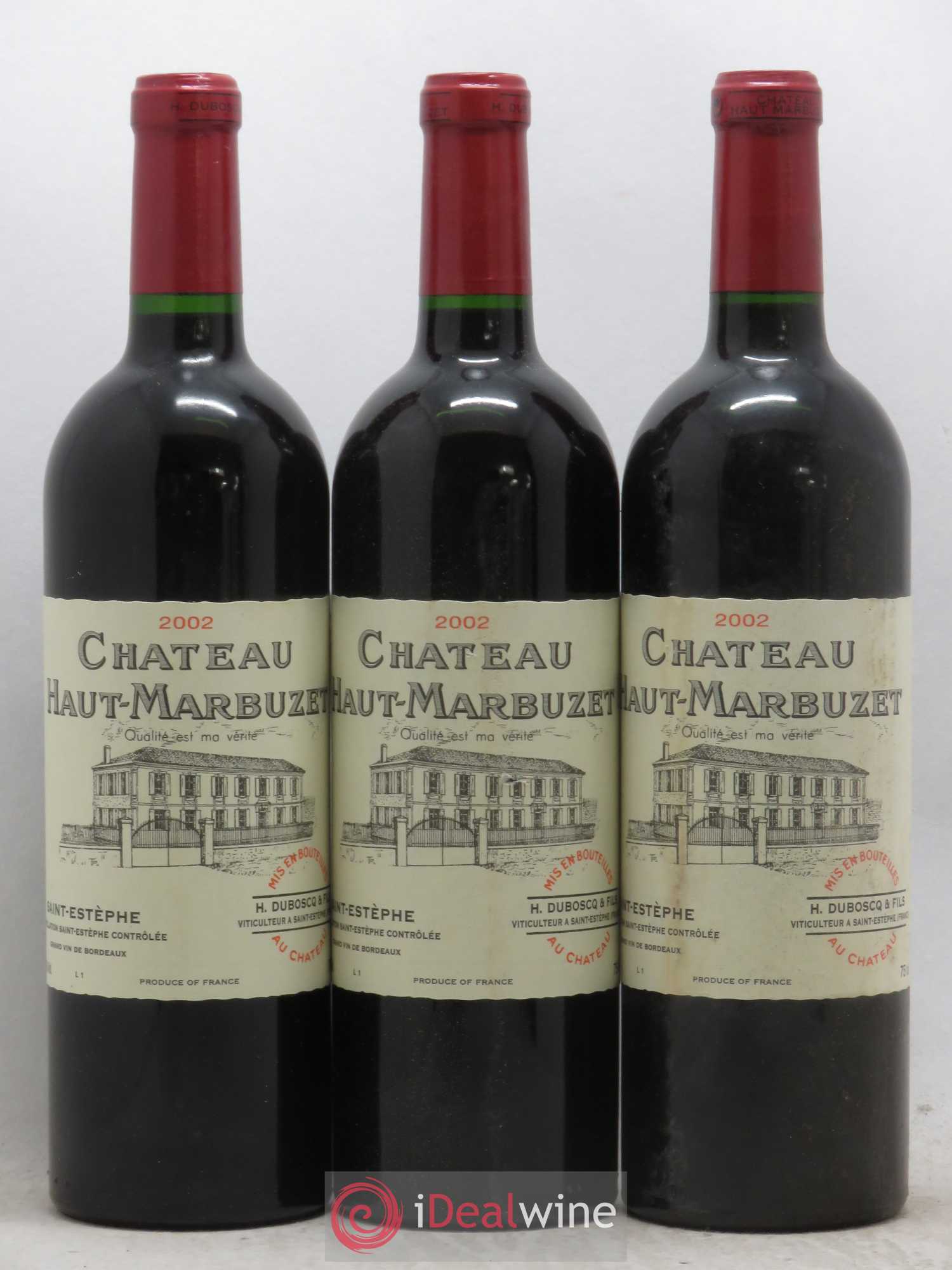 Château Haut Marbuzet 2002 - Lot de 12 bouteilles - 3