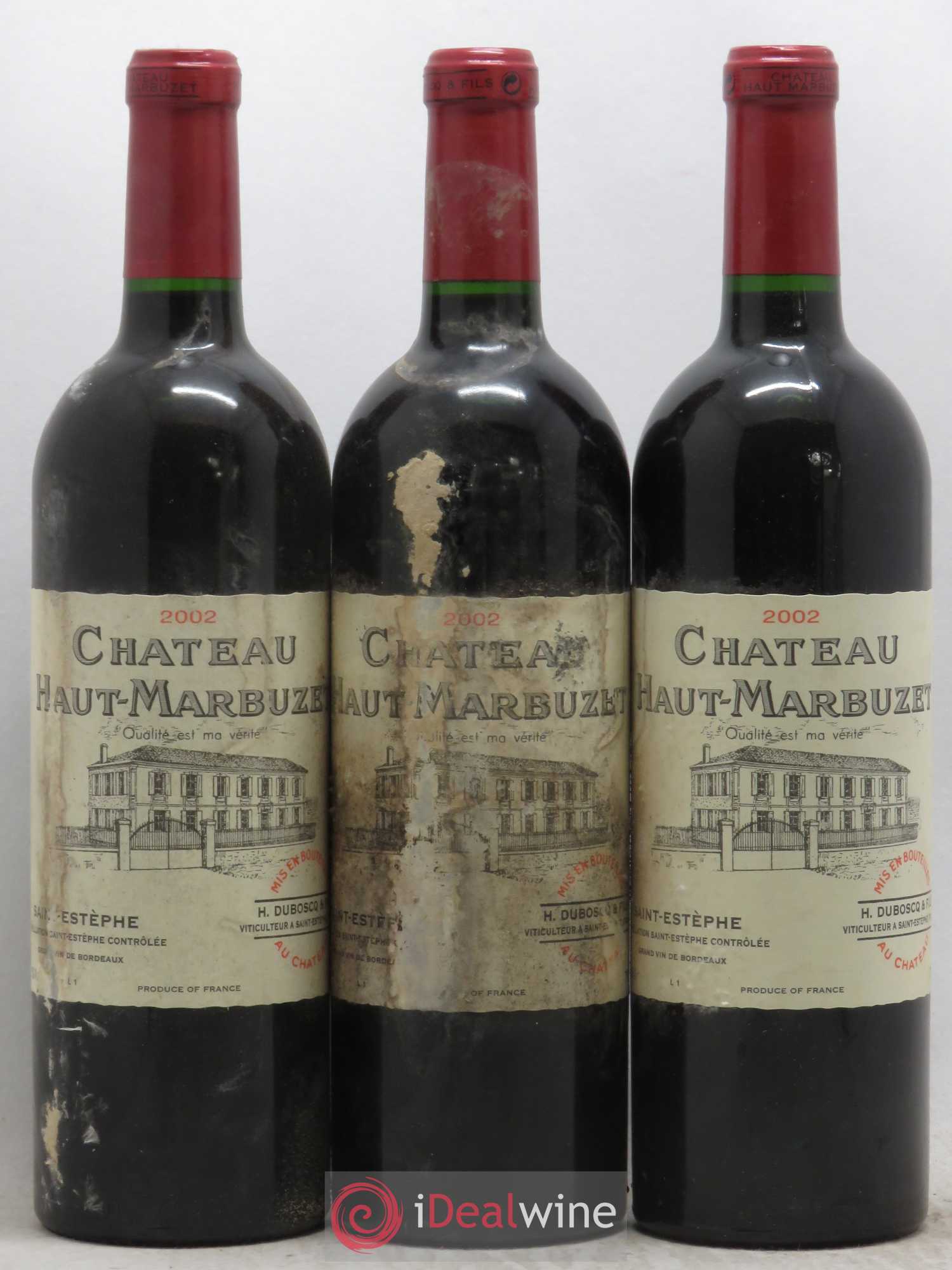 Château Haut Marbuzet 2002 - Lot de 12 bouteilles - 2
