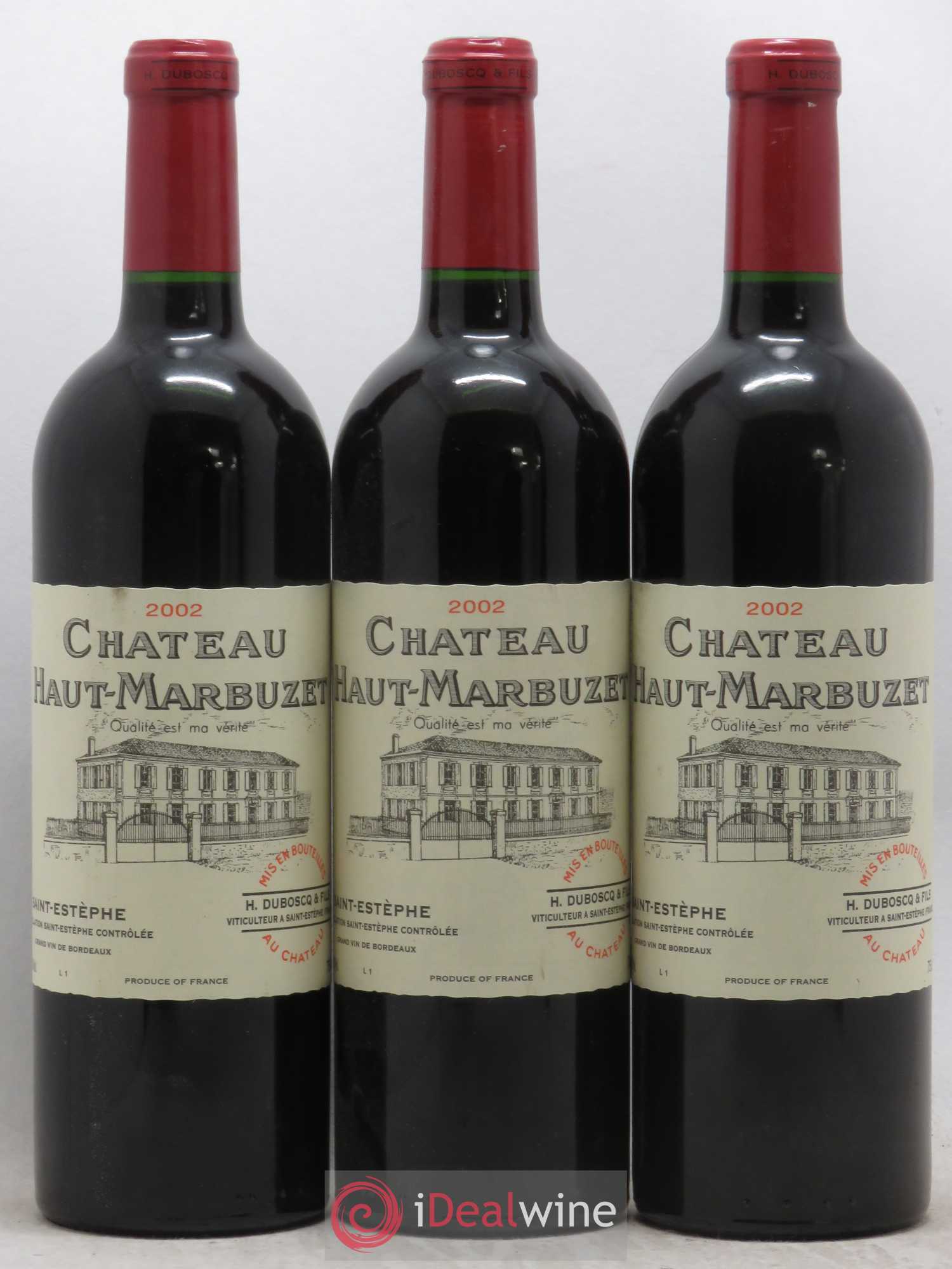 Château Haut Marbuzet 2002 - Lot de 12 bouteilles - 4