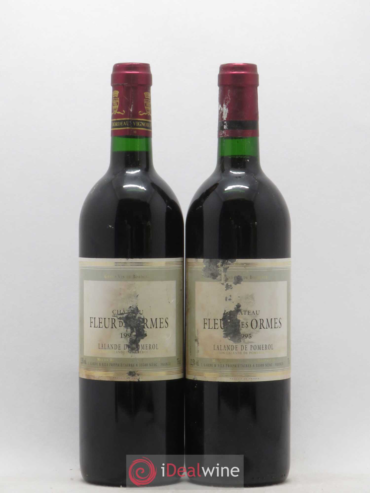 Lalande-de-Pomerol Fleur des Ormes 1995 - Posten von 2 Flaschen - 0