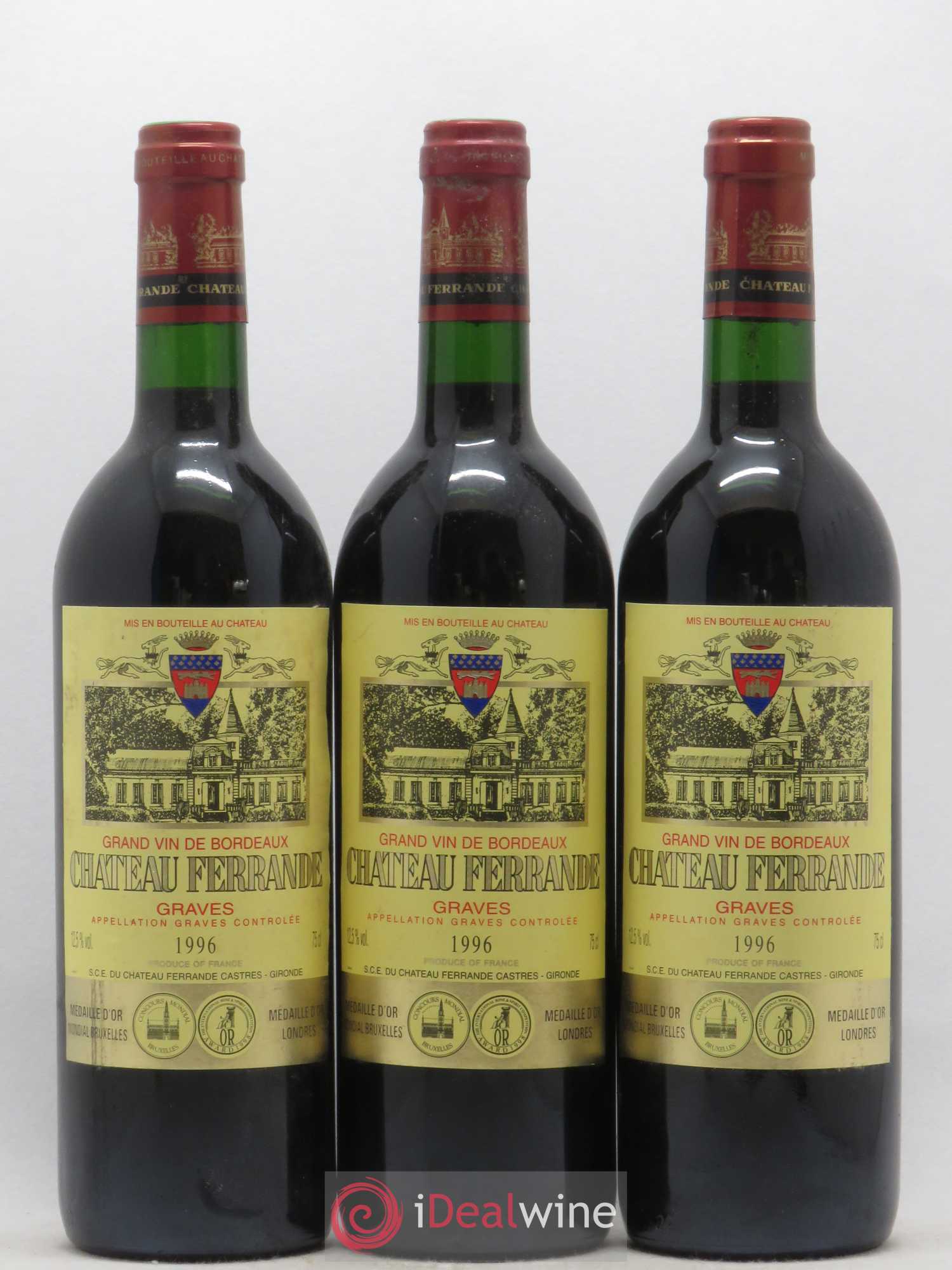 Château Ferrande 1996 - Lot de 6 bouteilles - 2