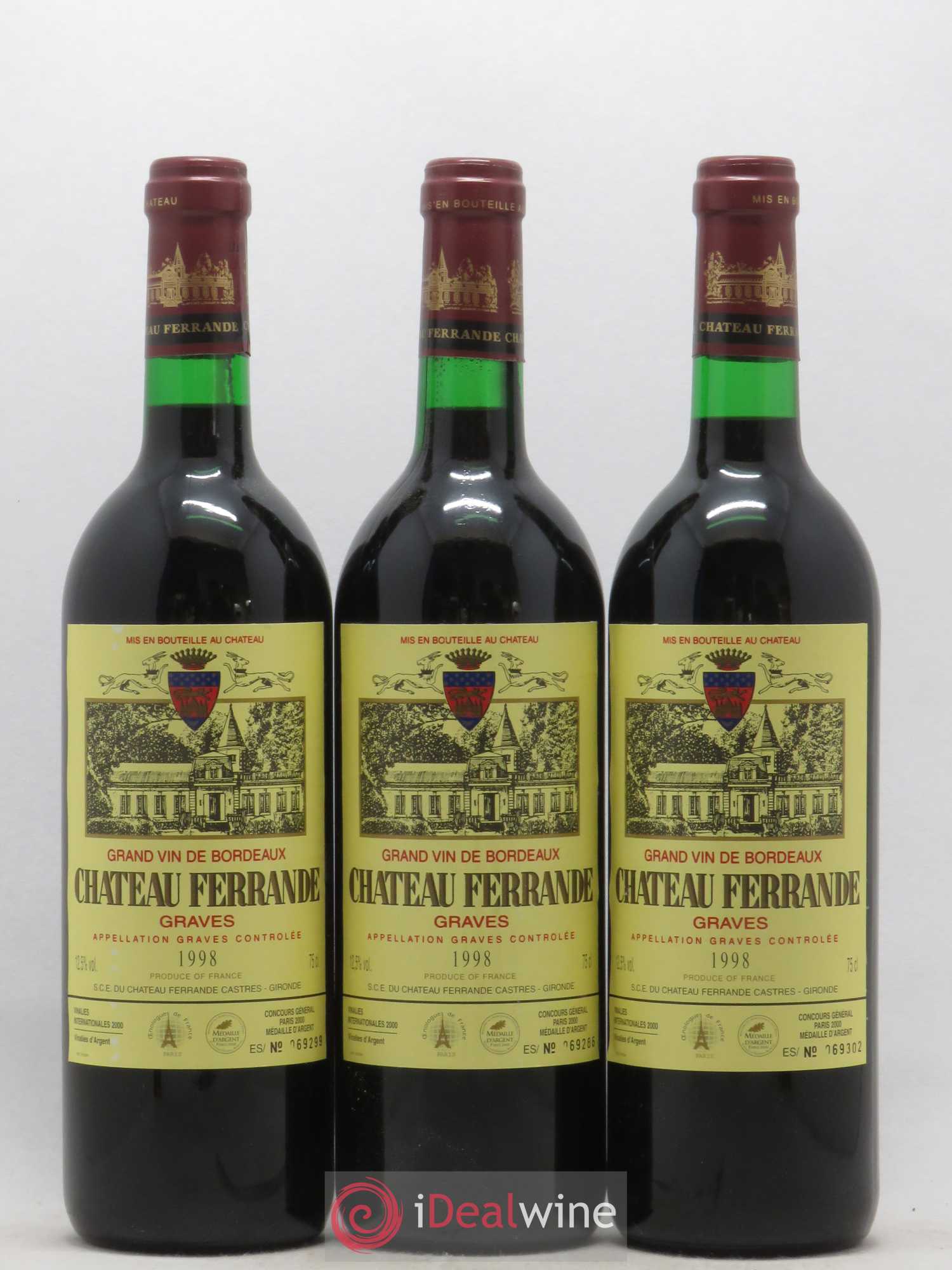 Château Ferrande 1998 - Lot de 6 bouteilles - 2