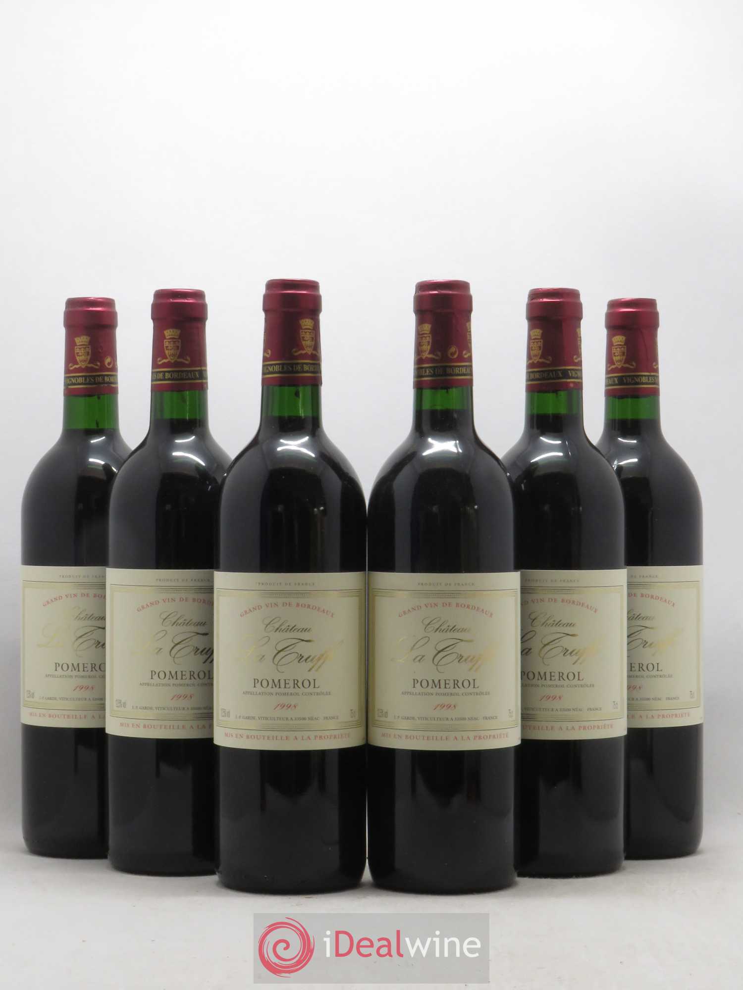 Pomerol Château La Truffe 1998 - Posten von 6 Flaschen - 0
