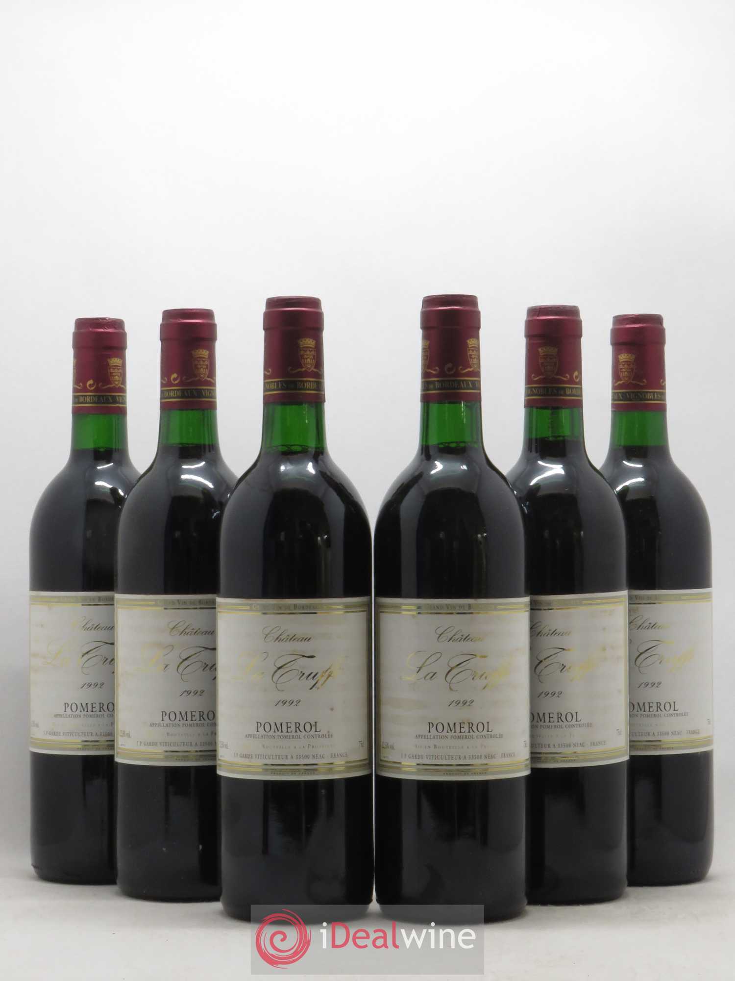 Pomerol Château La Truffe 1992 - Posten von 6 Flaschen - 0