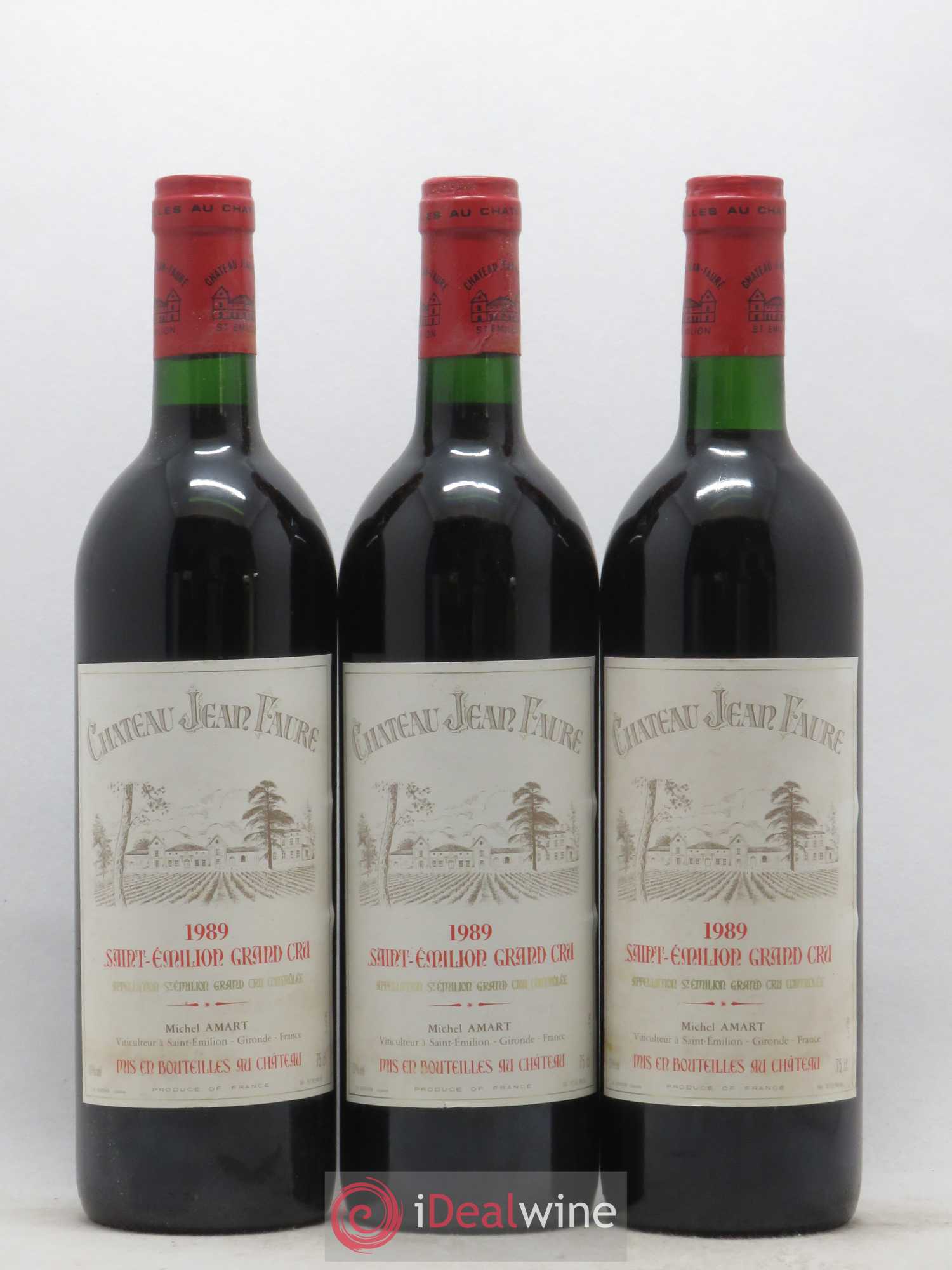 Château Jean Faure Grand Cru Classé 1989 - Lot de 12 bouteilles - 2