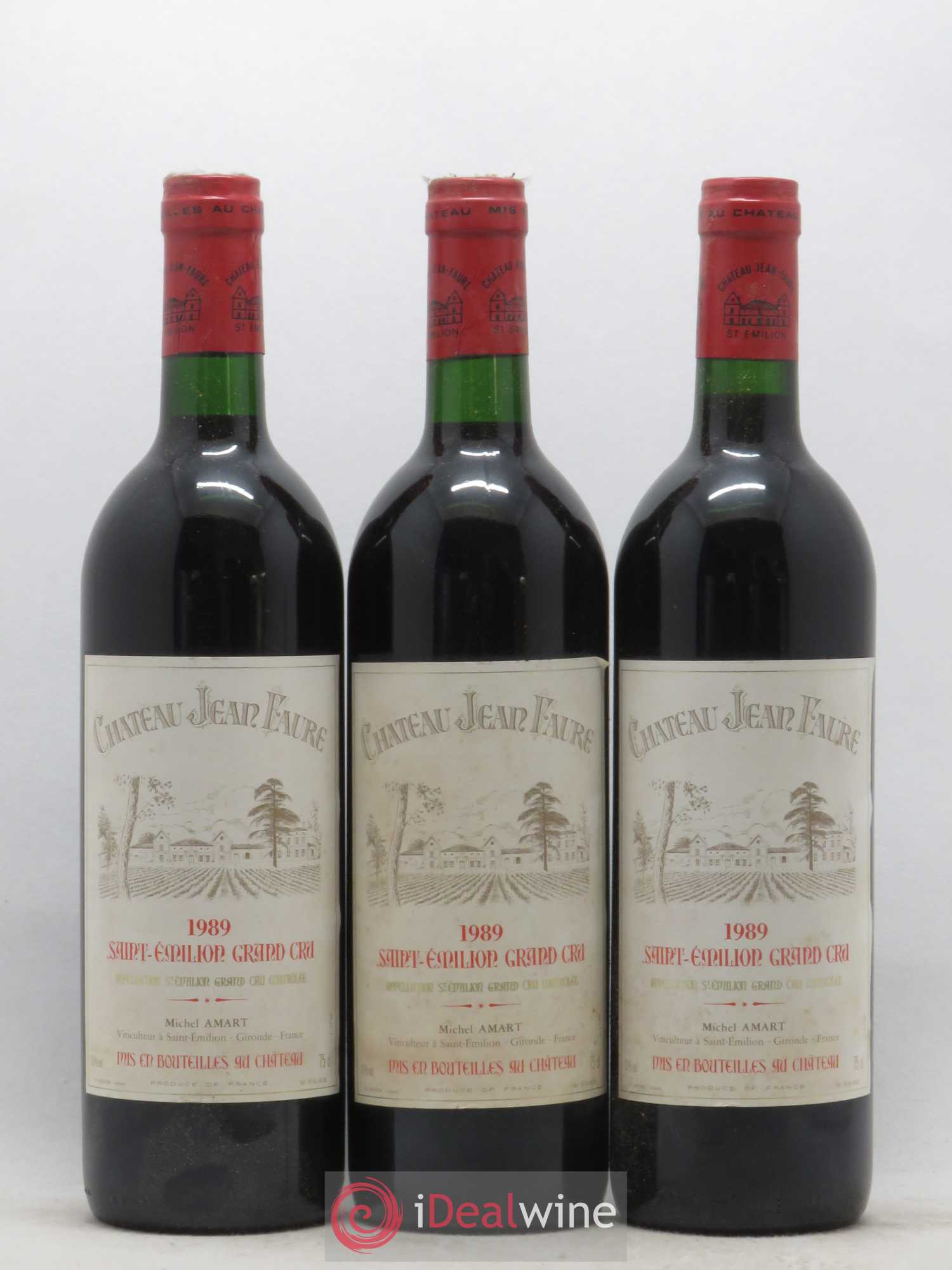 Château Jean Faure Grand Cru Classé 1989 - Lot de 12 bouteilles - 4