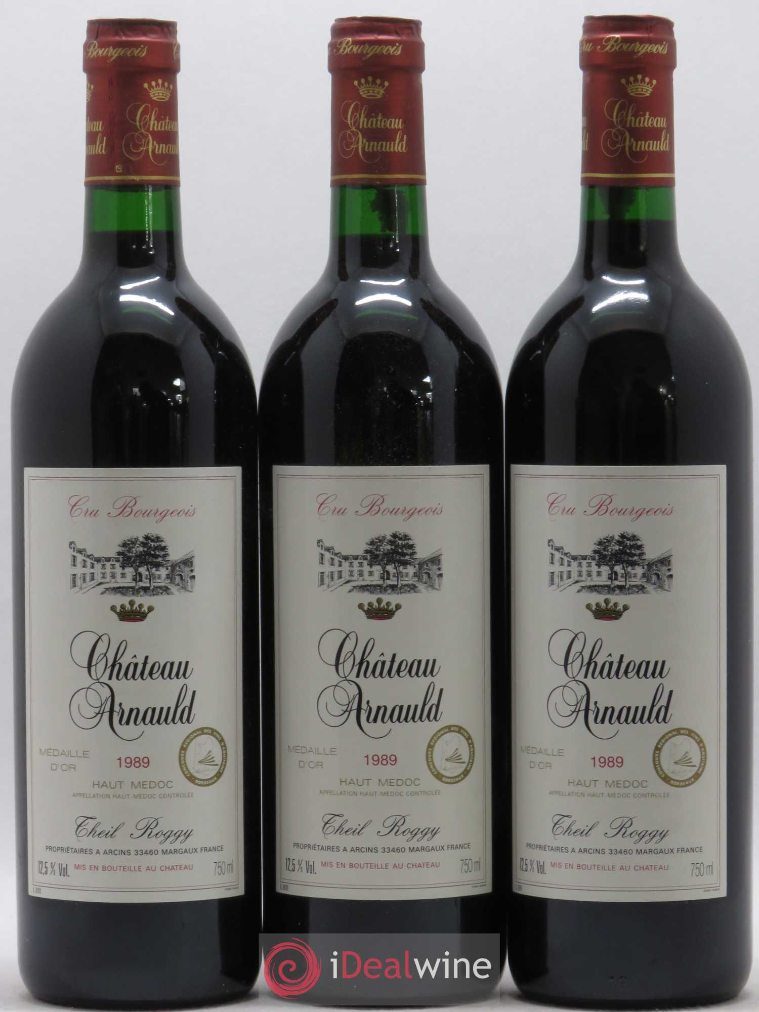Château Arnauld Cru Bourgeois 1989 - Lot de 6 bouteilles - 2