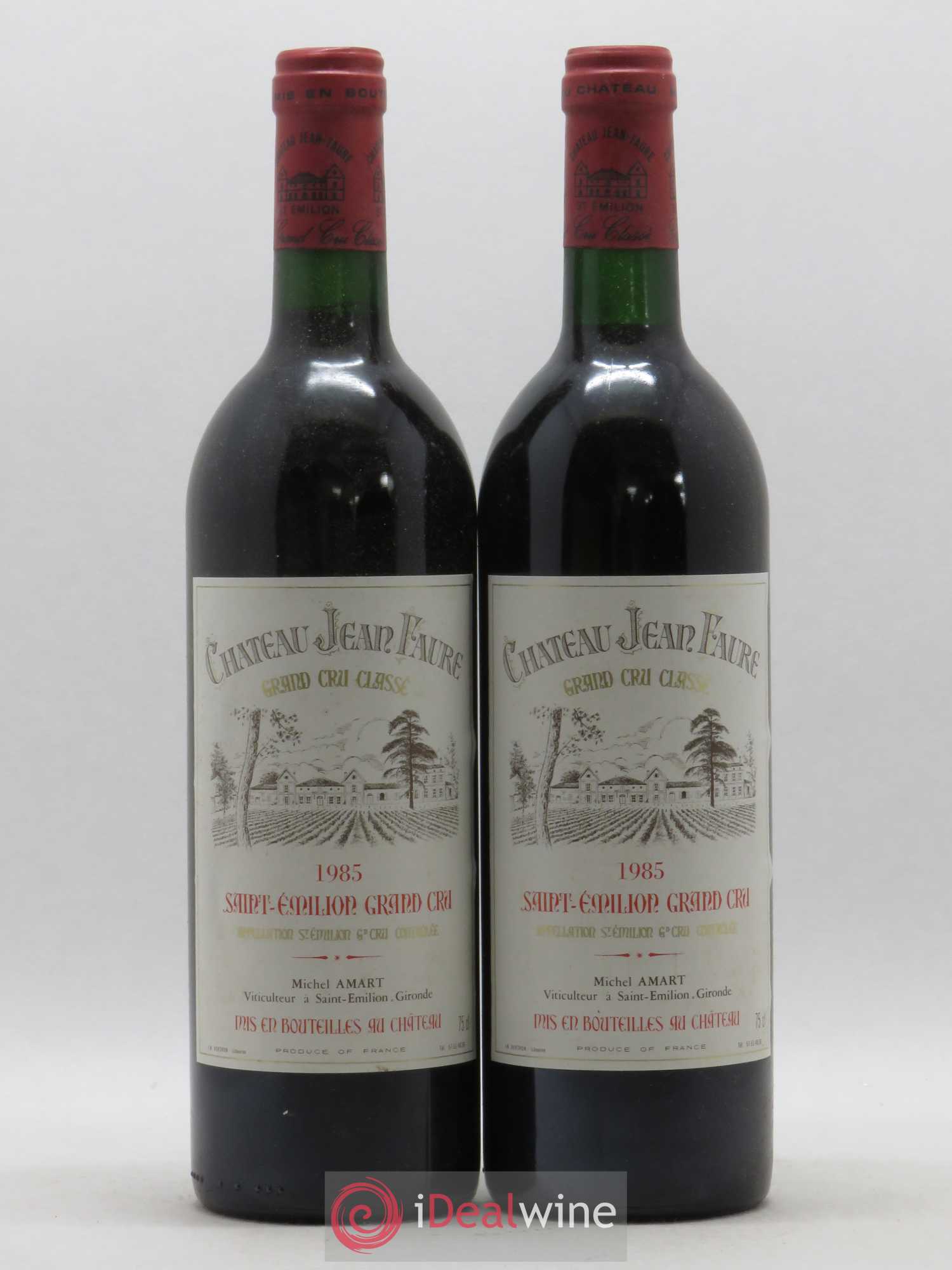Château Jean Faure Grand Cru Classé 1985 - Lot de 2 bouteilles - 0
