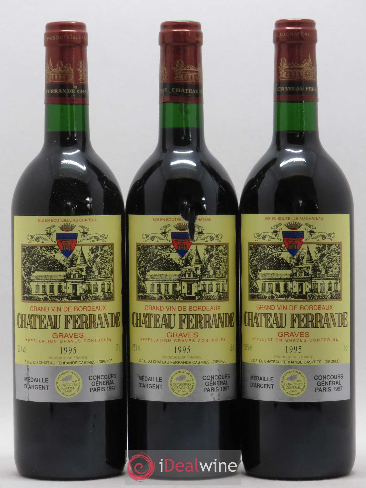 Château Ferrande 1995 - Lot de 6 bouteilles - 1