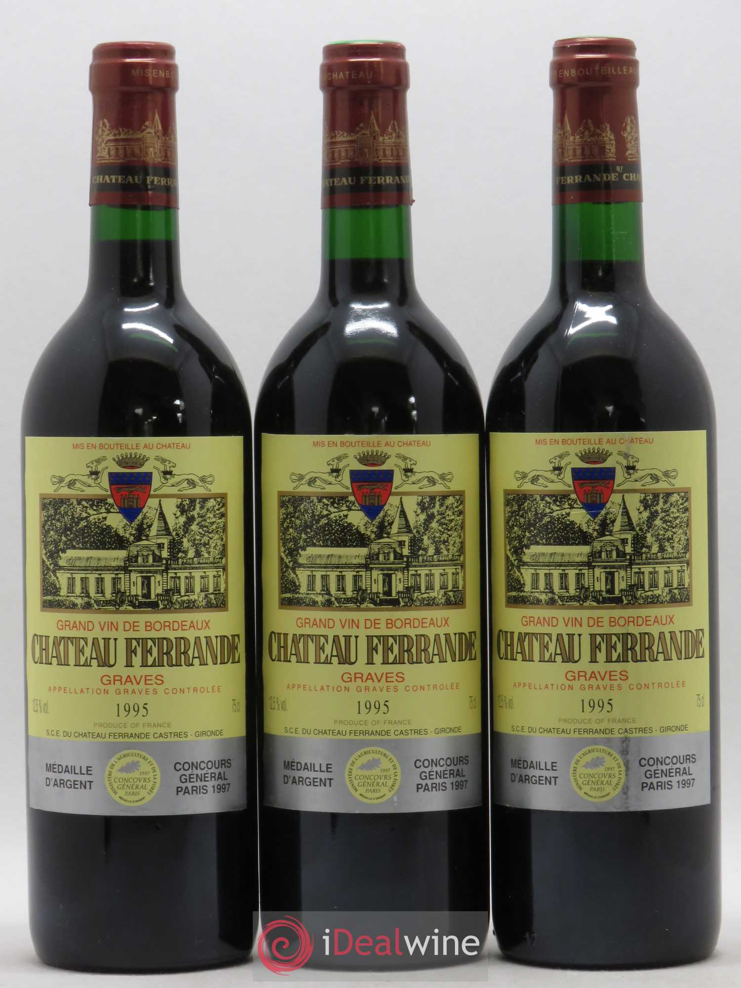 Château Ferrande 1995 - Lot de 6 bouteilles - 2