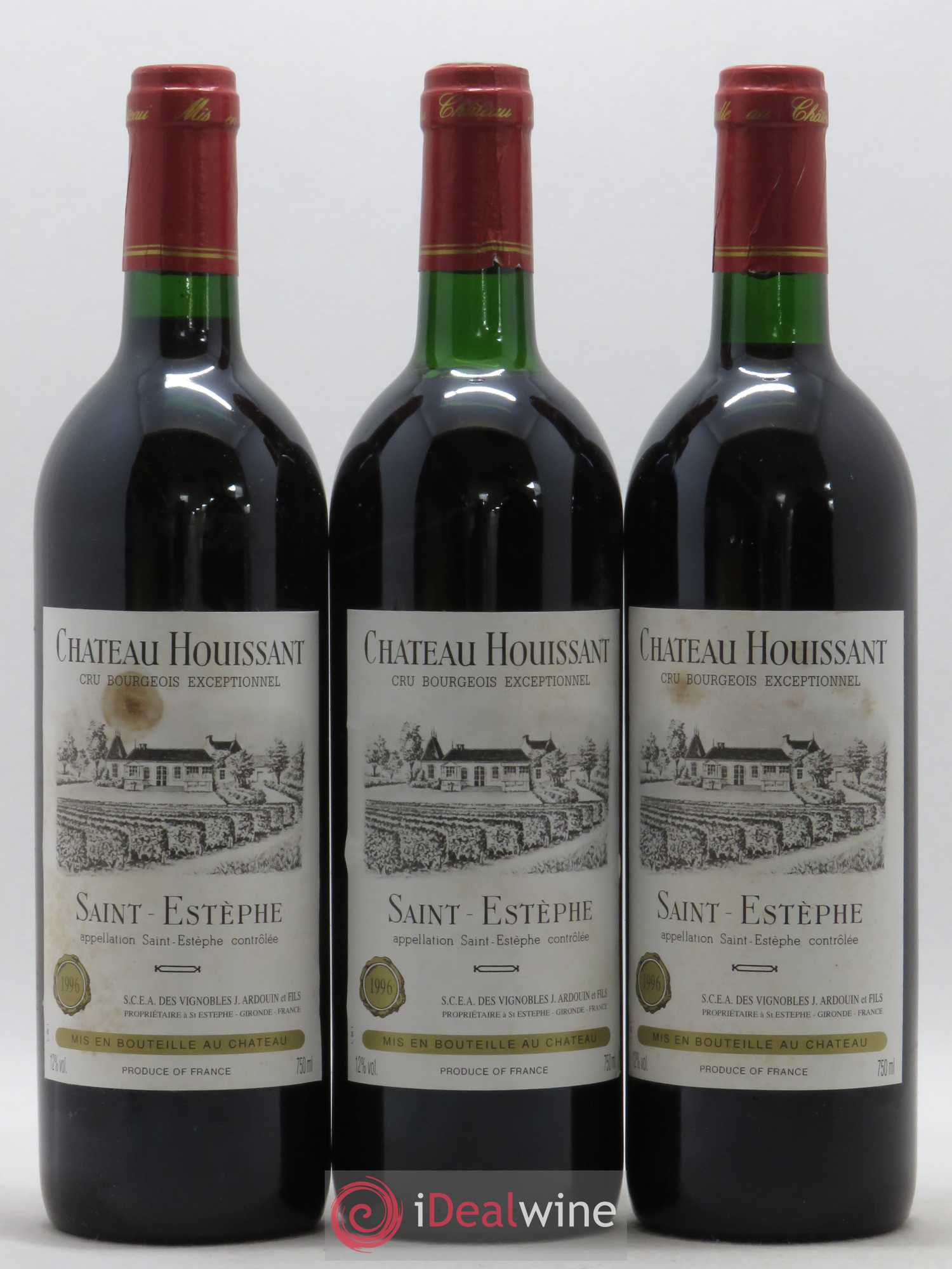 Saint-Estèphe Château Houissant 1996 - Lot de 6 bouteilles - 2