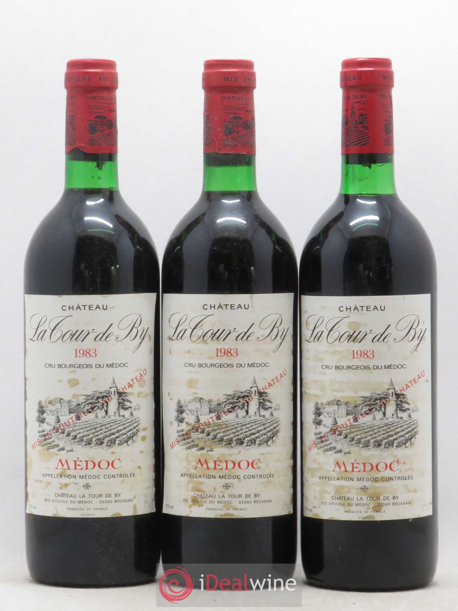 Château La Tour de By Cru Bourgeois 1983 - Lot de 6 bouteilles - 2
