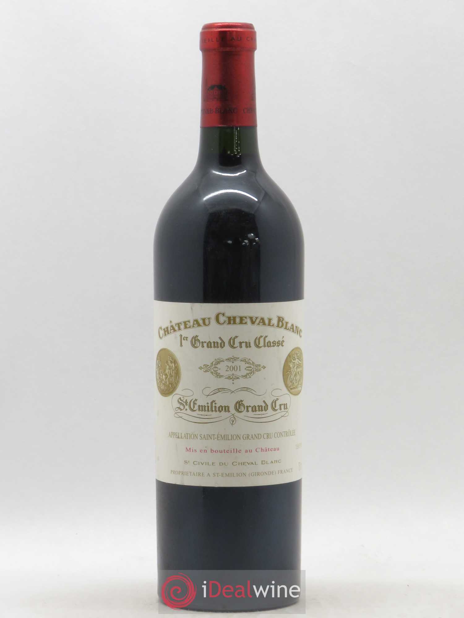 Château Cheval Blanc 1er Grand Cru Classé A 2001 - Lot de 1 bouteille - 0