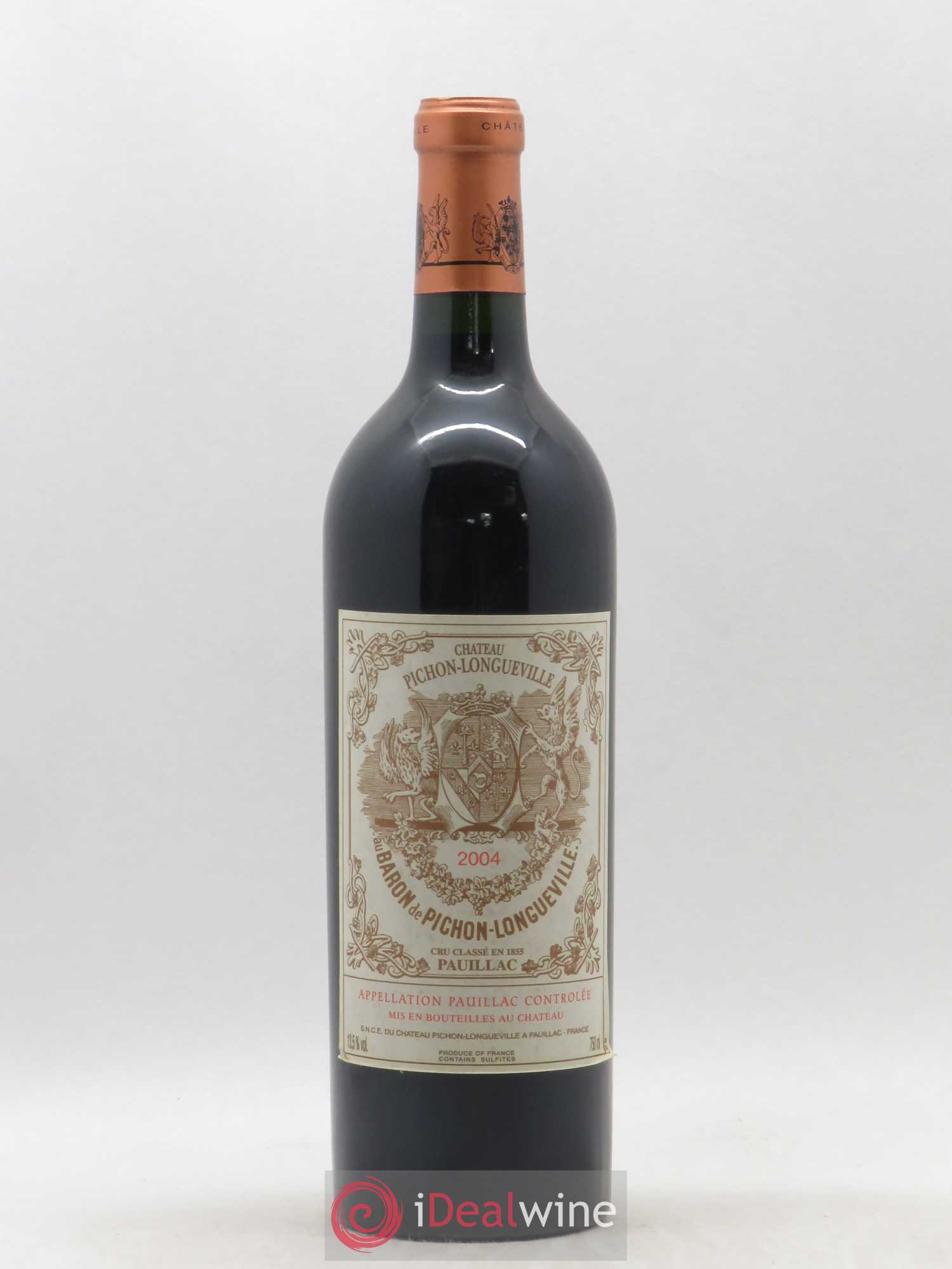 Pichon Longueville Baron 2ème Grand Cru Classé 2004 - Lot de 1 bouteille - 0
