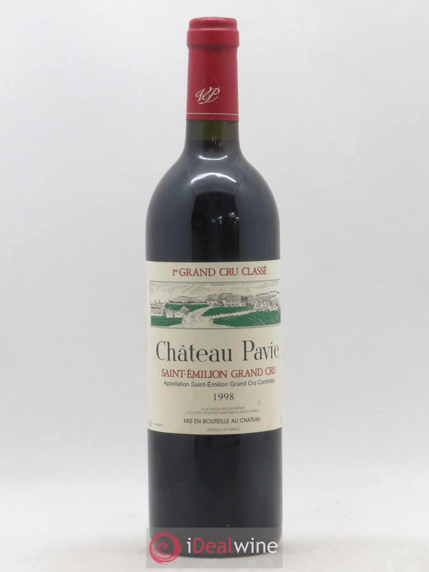 Château Pavie 1er Grand Cru Classé A 1998 - Lot de 1 bouteille - 0