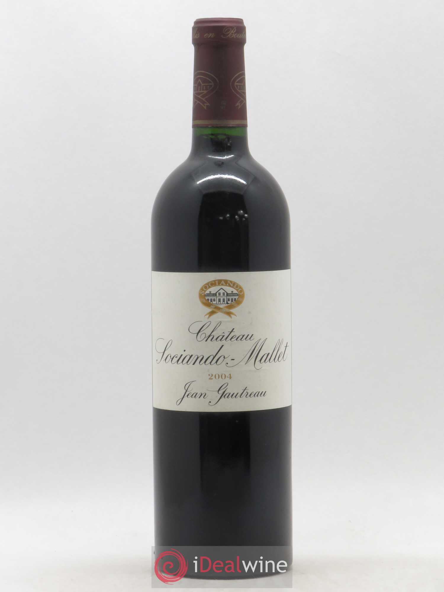 Château Sociando Mallet 2004 - Lot de 1 bouteille - 0