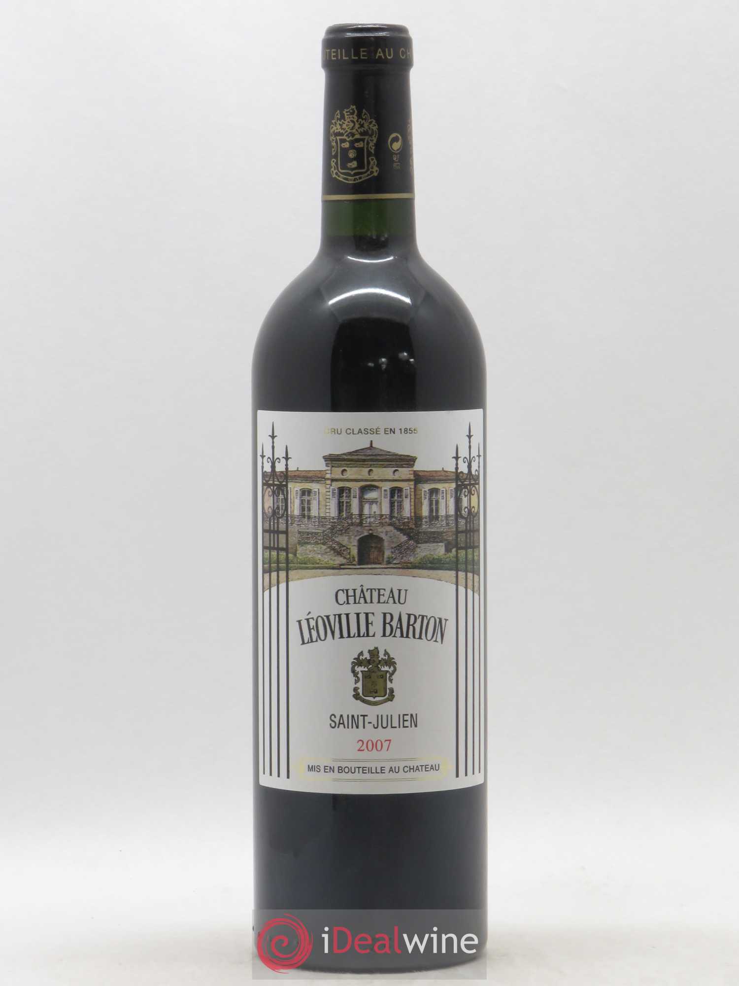 Château Léoville Barton 2ème Grand Cru Classé 2007 - Lot de 1 bouteille - 0
