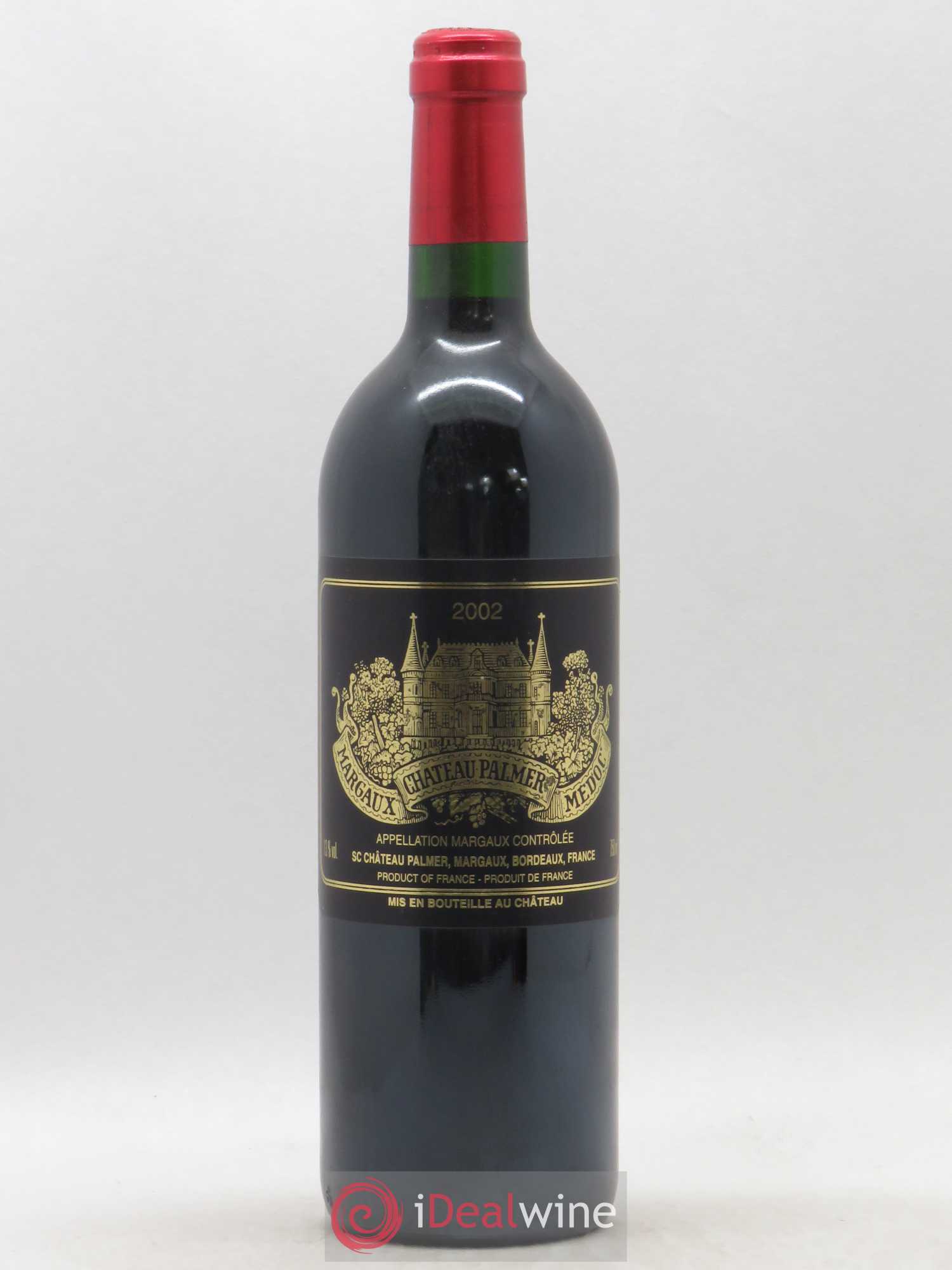 Château Palmer 3ème Grand Cru Classé 2002 - Lot de 1 bouteille - 0