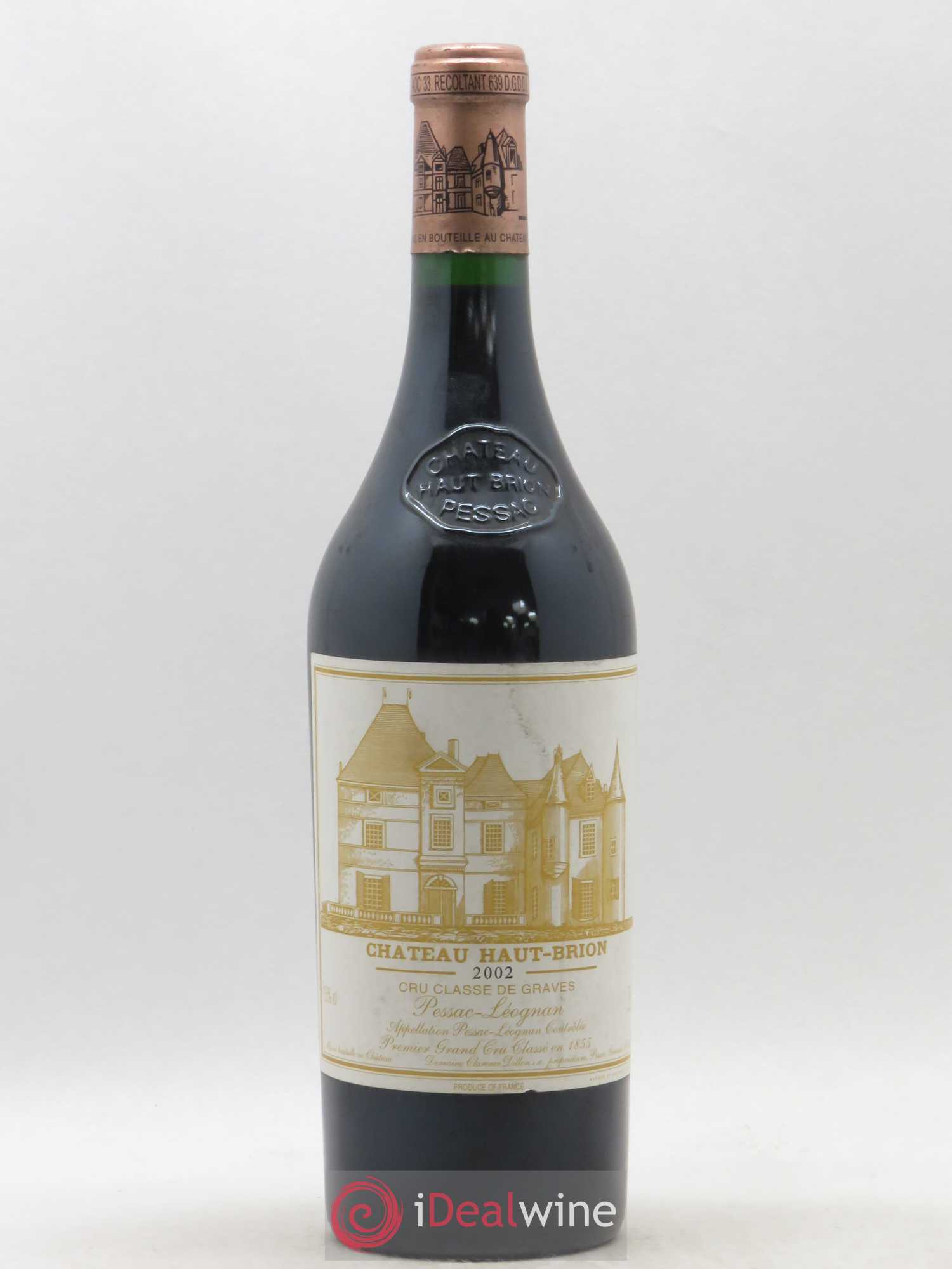 Château Haut Brion 1er Grand Cru Classé 2002 - Lot de 1 bouteille - 0