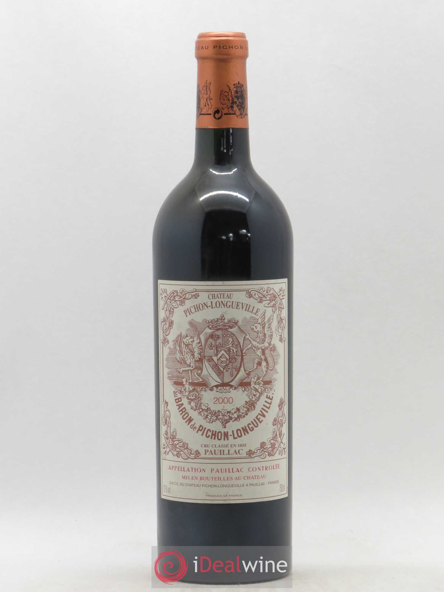 Pichon Longueville Baron 2ème Grand Cru Classé 2000 - Lot de 1 bouteille - 0