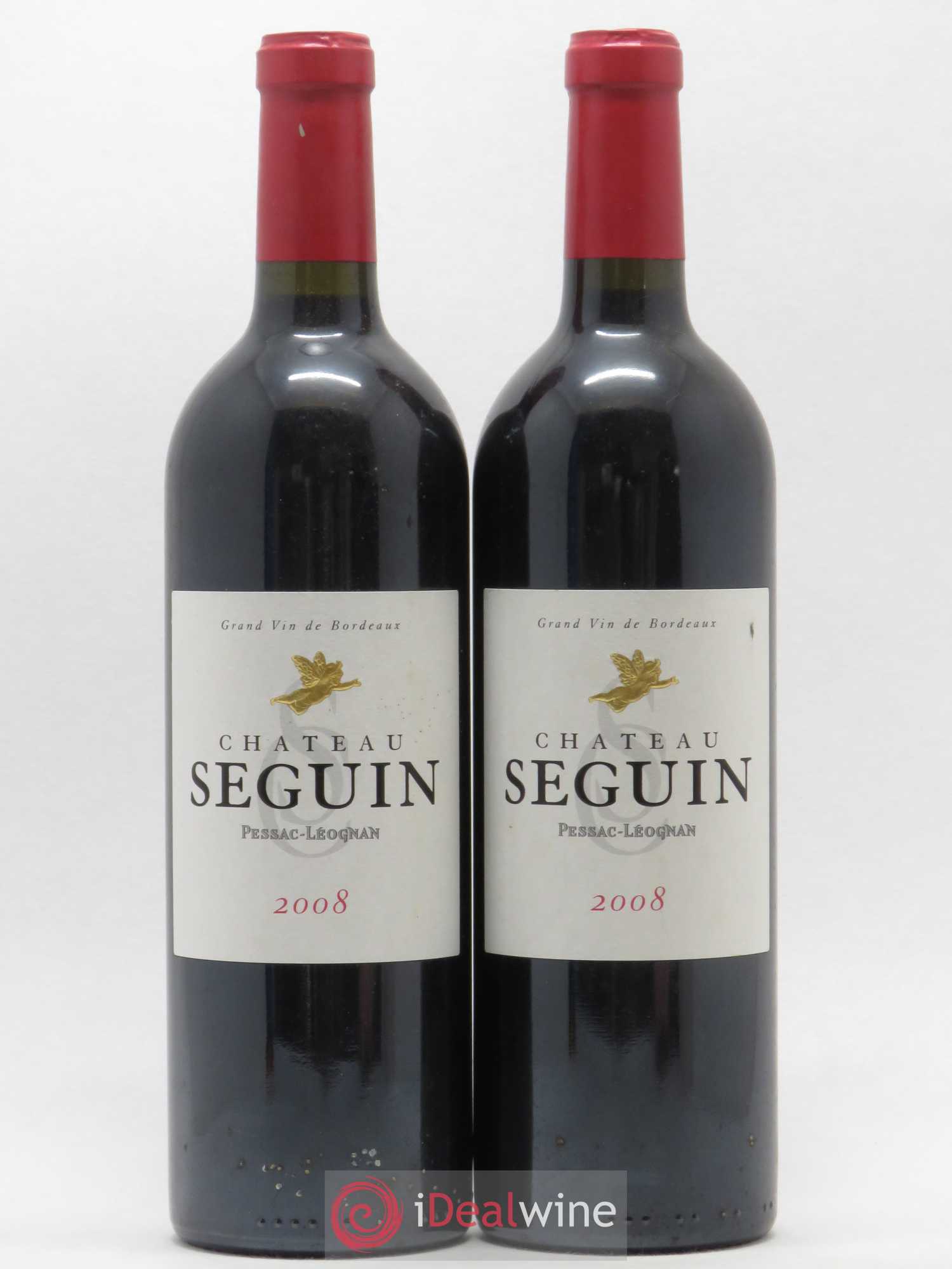 Pessac-Léognan Château Seguin 2008 - Lot de 2 bouteilles - 0