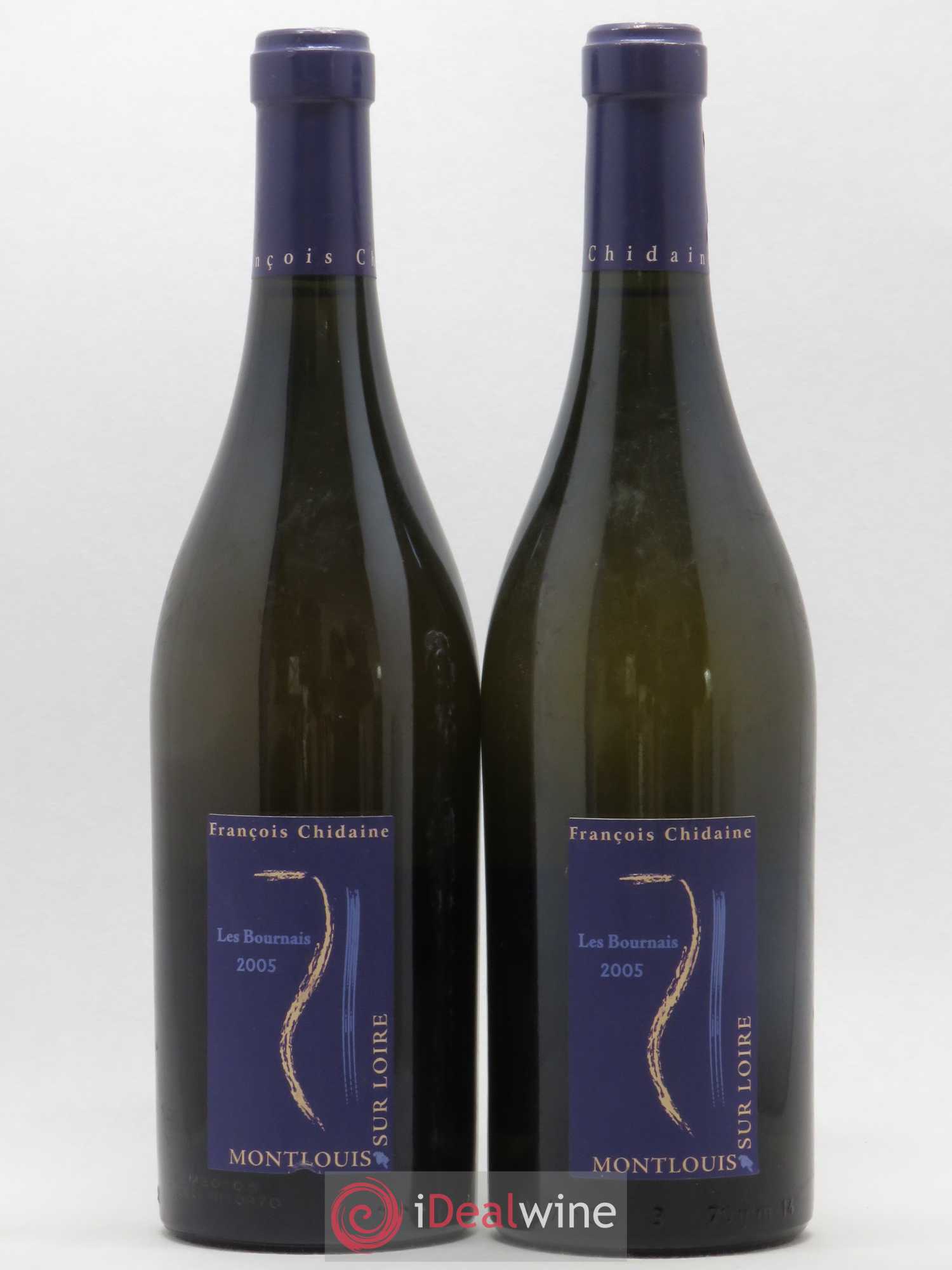 Montlouis-sur-Loire Les Bournais François Chidaine 2005 - Lot de 2 bouteilles - 0