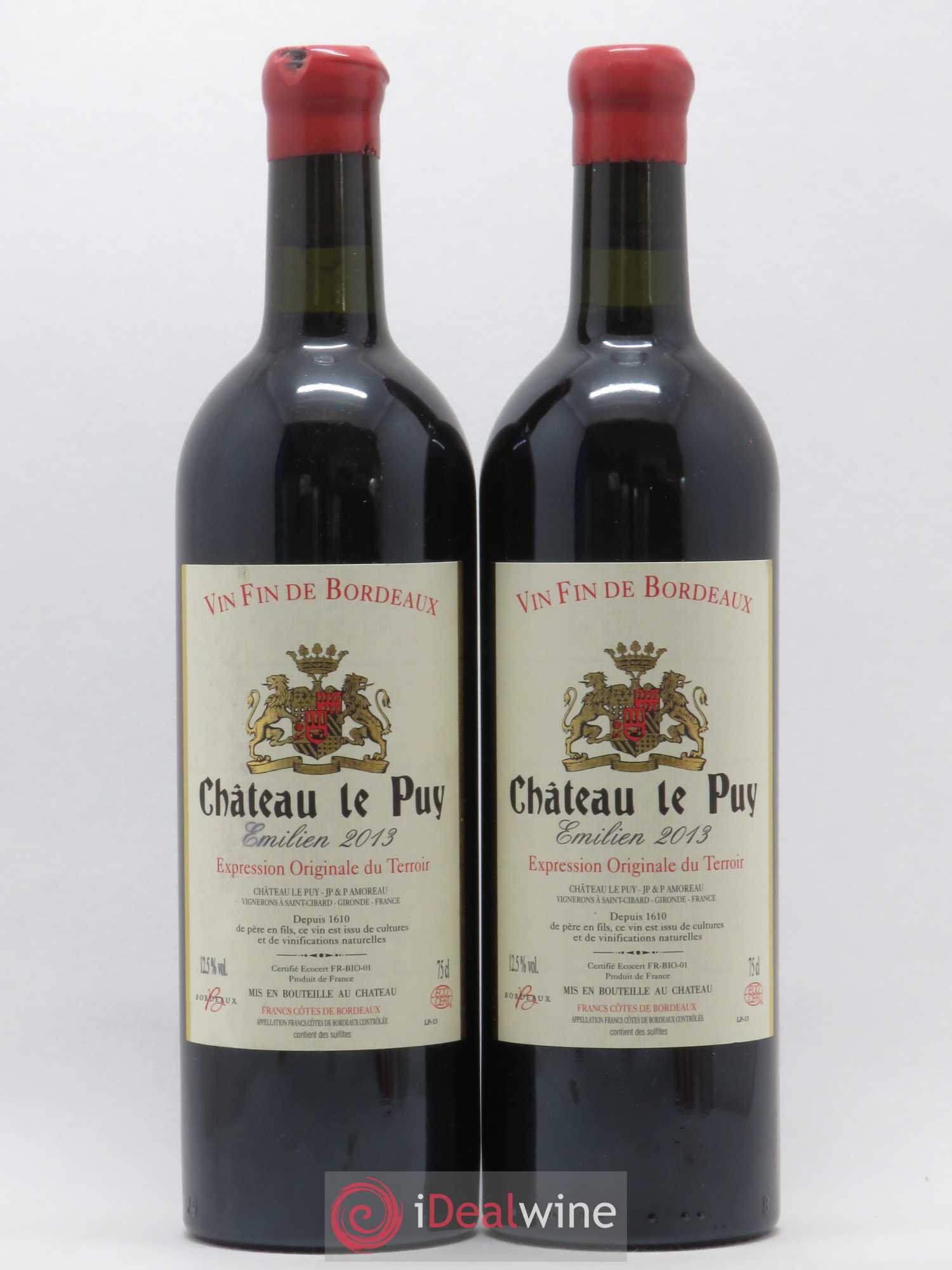 Le Puy - Cuvée Emilien 2013 - Lot de 2 bouteilles - 0