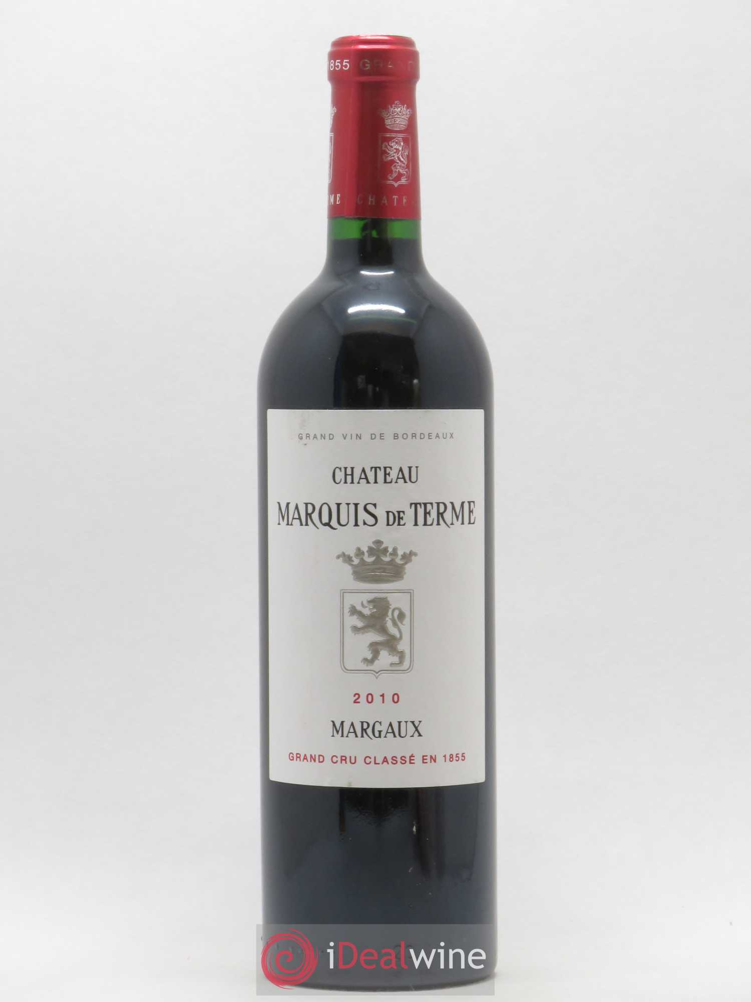 Château Marquis de Terme 4ème Grand Cru Classé 2010 - Lot de 1 bouteille - 0