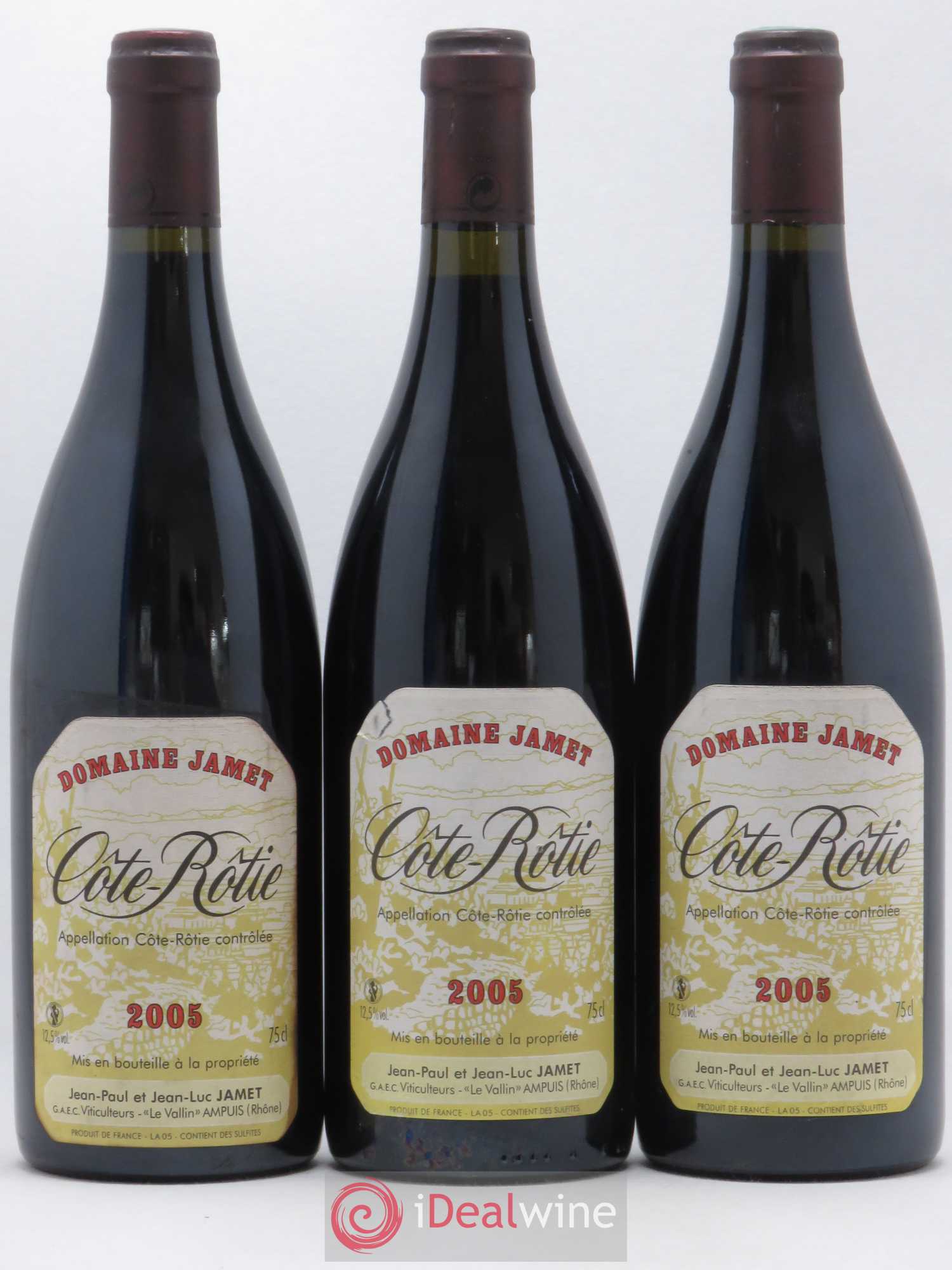 Côte-Rôtie Jamet (Domaine) 2005 - Lot de 3 bouteilles - 0