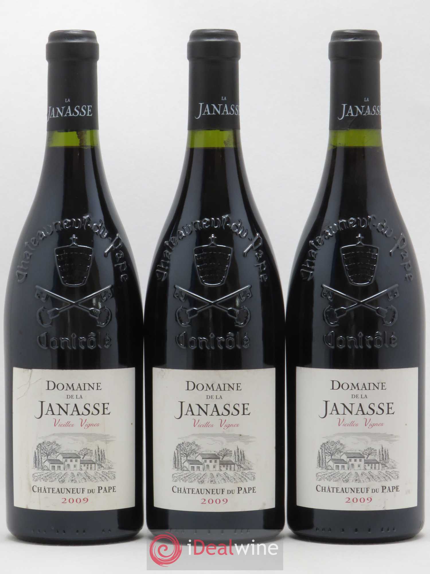 Châteauneuf-du-Pape Cuvée Vieilles Vignes La Janasse (Domaine de) 2009 - Lot de 3 bouteilles - 0