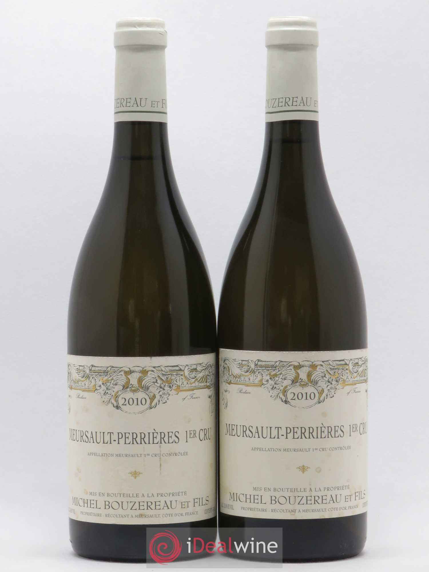 Meursault 1er Cru Perrières Michel Bouzereau et Fils (Domaine) 2010 - Lot de 2 bouteilles - 0