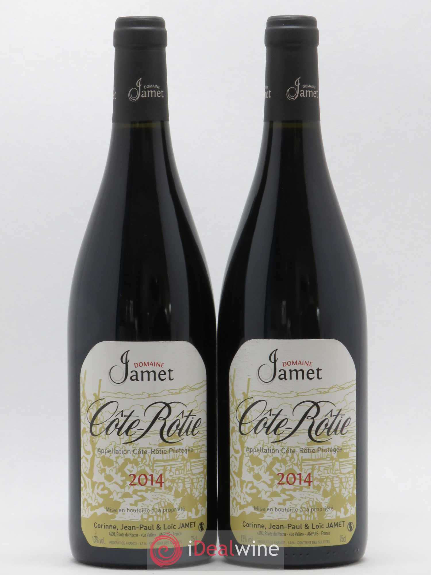 Côte-Rôtie Jamet (Domaine) 2014 - Lot de 2 bouteilles - 0