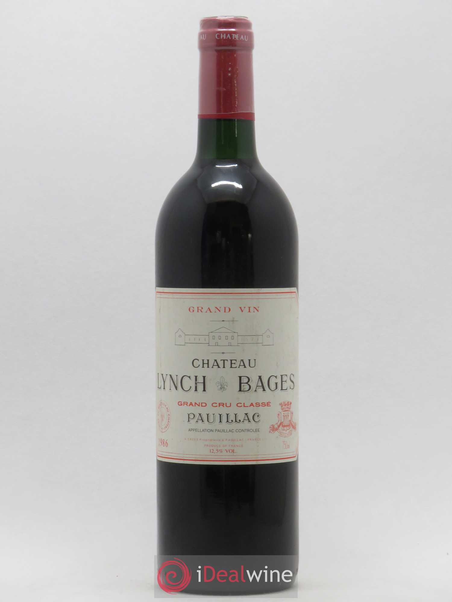 Château Lynch Bages 5ème Grand Cru Classé 1986 - Lot de 1 bouteille - 0