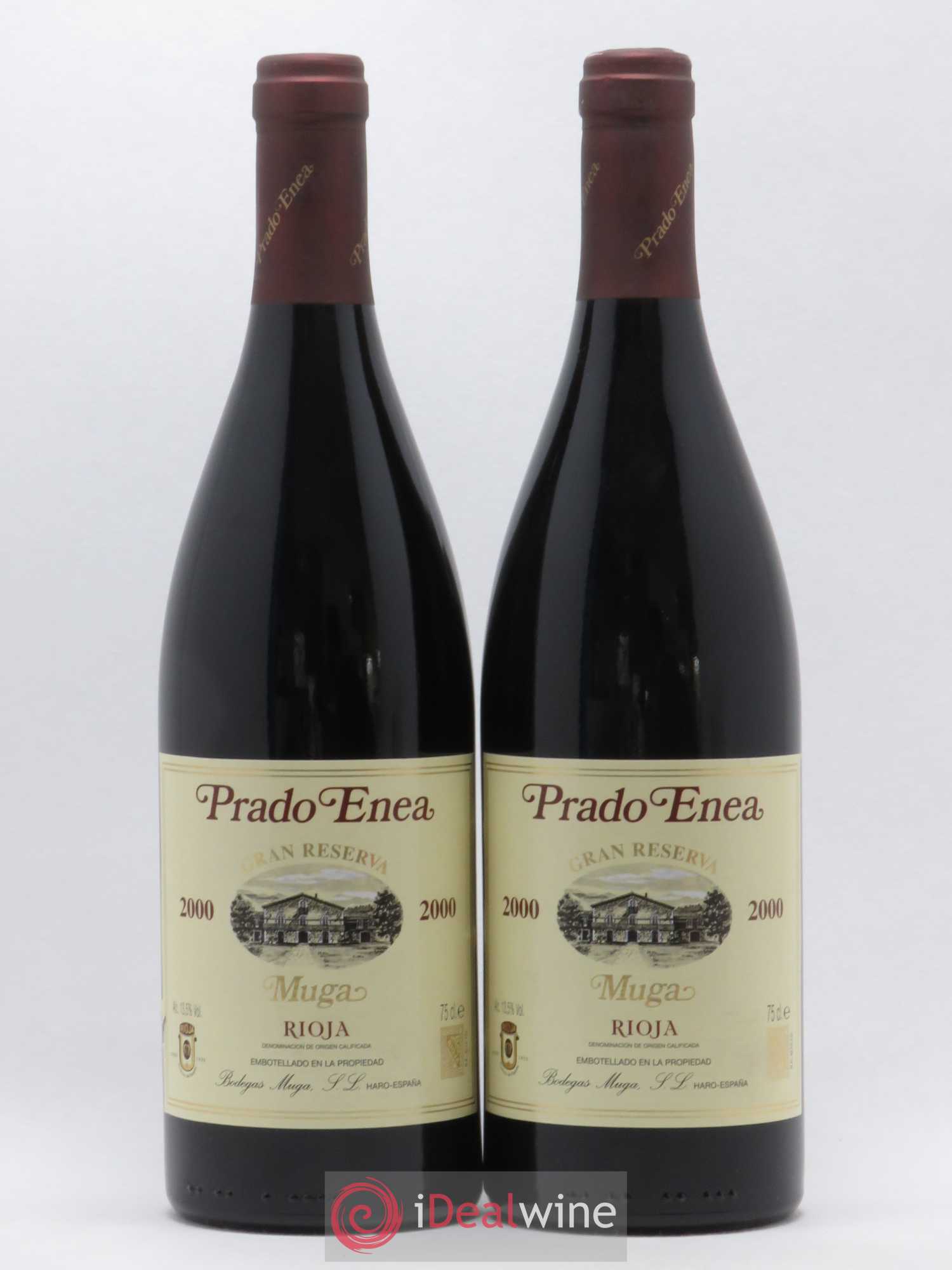 Rioja DOCA Gran Reserva Muga Prado Enea 2000 - Posten von 2 Flaschen - 0