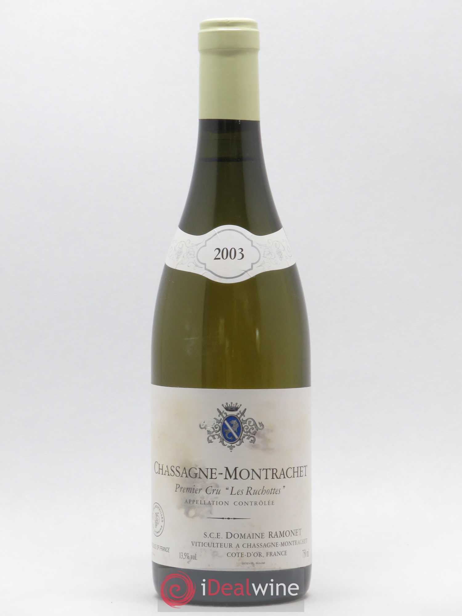Chassagne-Montrachet 1er Cru Les Ruchottes Ramonet (Domaine) 2003 - Lot de 1 bouteille - 0