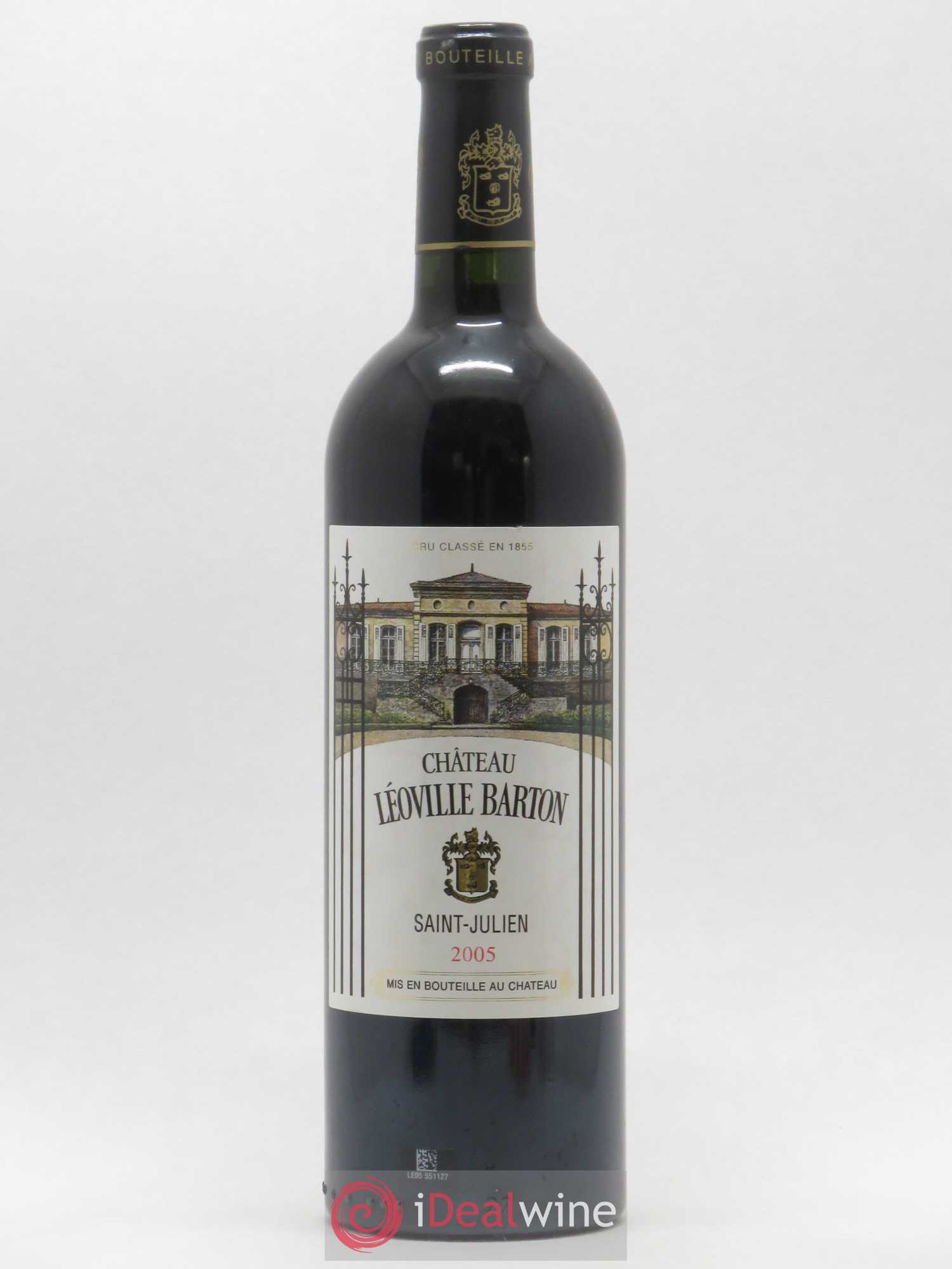 Château Léoville Barton 2ème Grand Cru Classé 2005 - Lot de 1 bouteille - 0