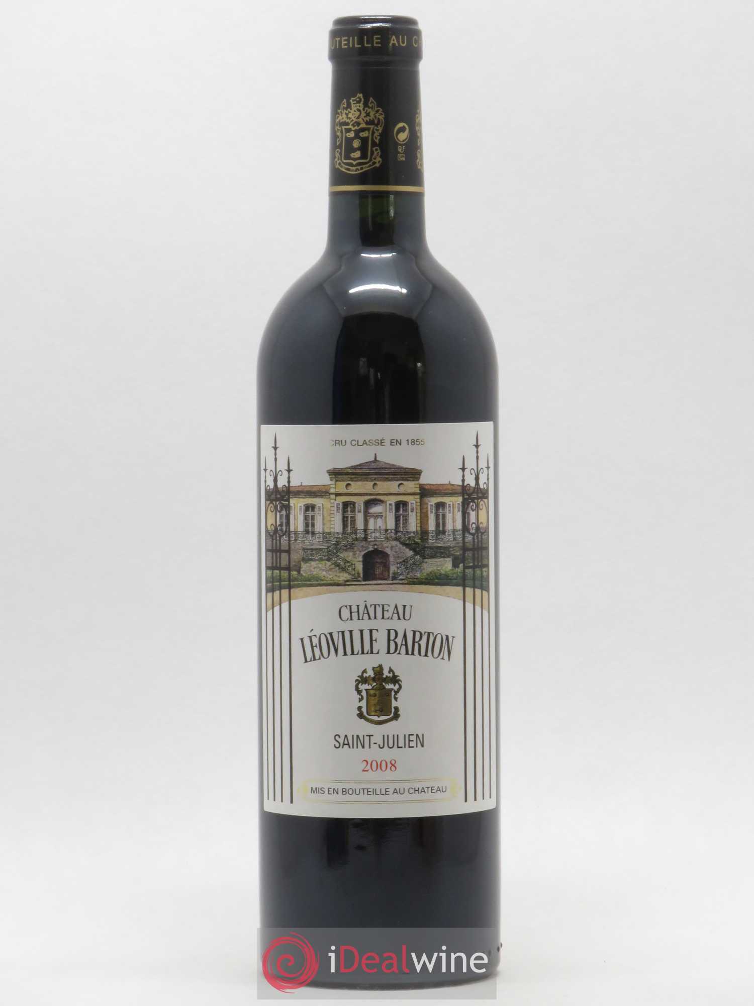 Château Léoville Barton 2ème Grand Cru Classé 2008 - Lot de 1 bouteille - 0