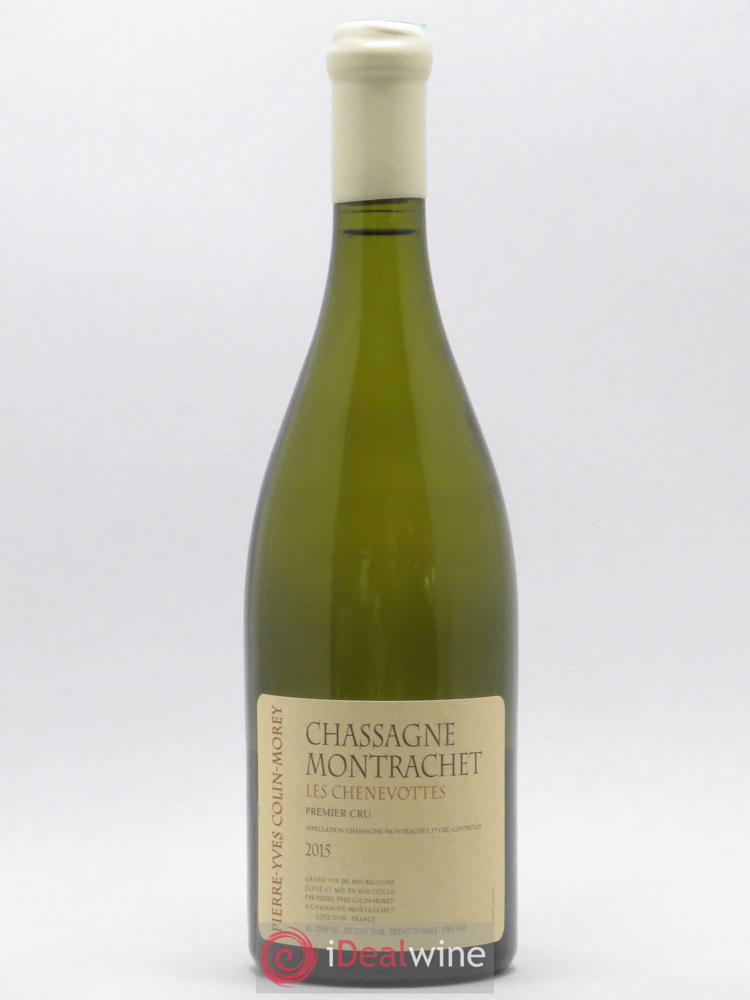 Chassagne-Montrachet 1er Cru Les Chenevottes Pierre-Yves Colin Morey 2015 - Lot de 1 bouteille - 0