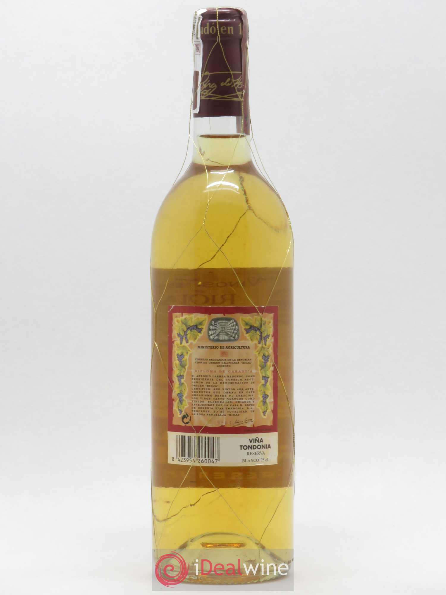 Rioja DOCA Reserva Vina Tondonia R. Lopez de Heredia 1998 - Lot de 1 bouteille - 1