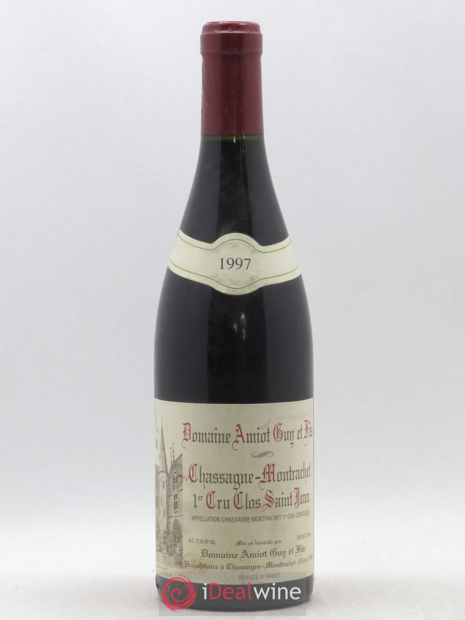 Chassagne-Montrachet 1er Cru Clos Saint Jean Amiot 1997 - Lot de 1 bouteille - 0