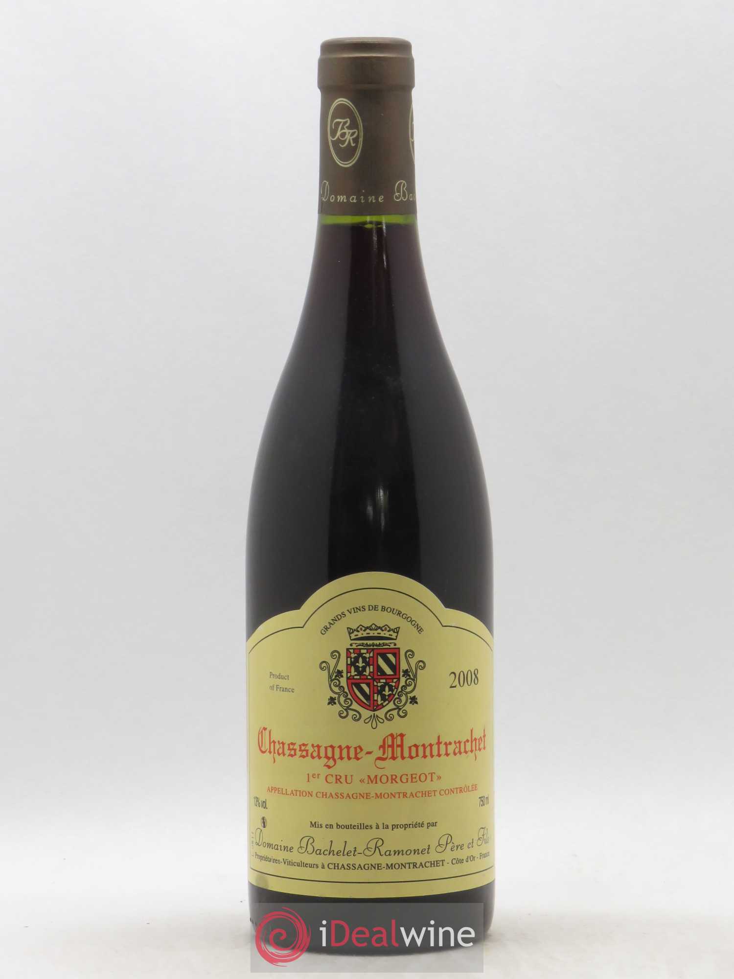 Chassagne-Montrachet 1er Cru Morgeot Bachelet-Ramonet (Domaine) 2008 - Lot de 1 bouteille - 0
